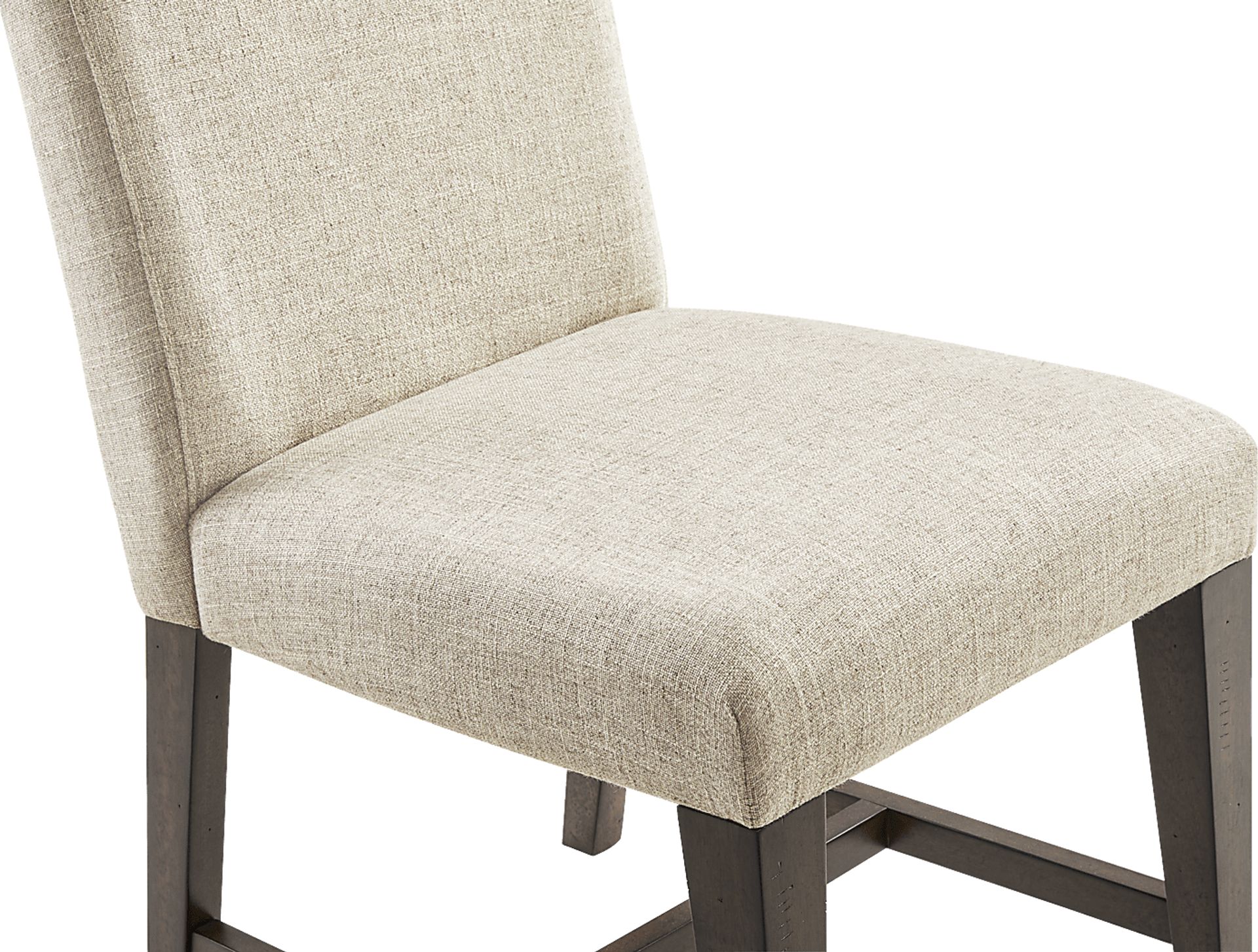 Northbrook Brown Cherry Finish Upholstered Side Chair - Image 4