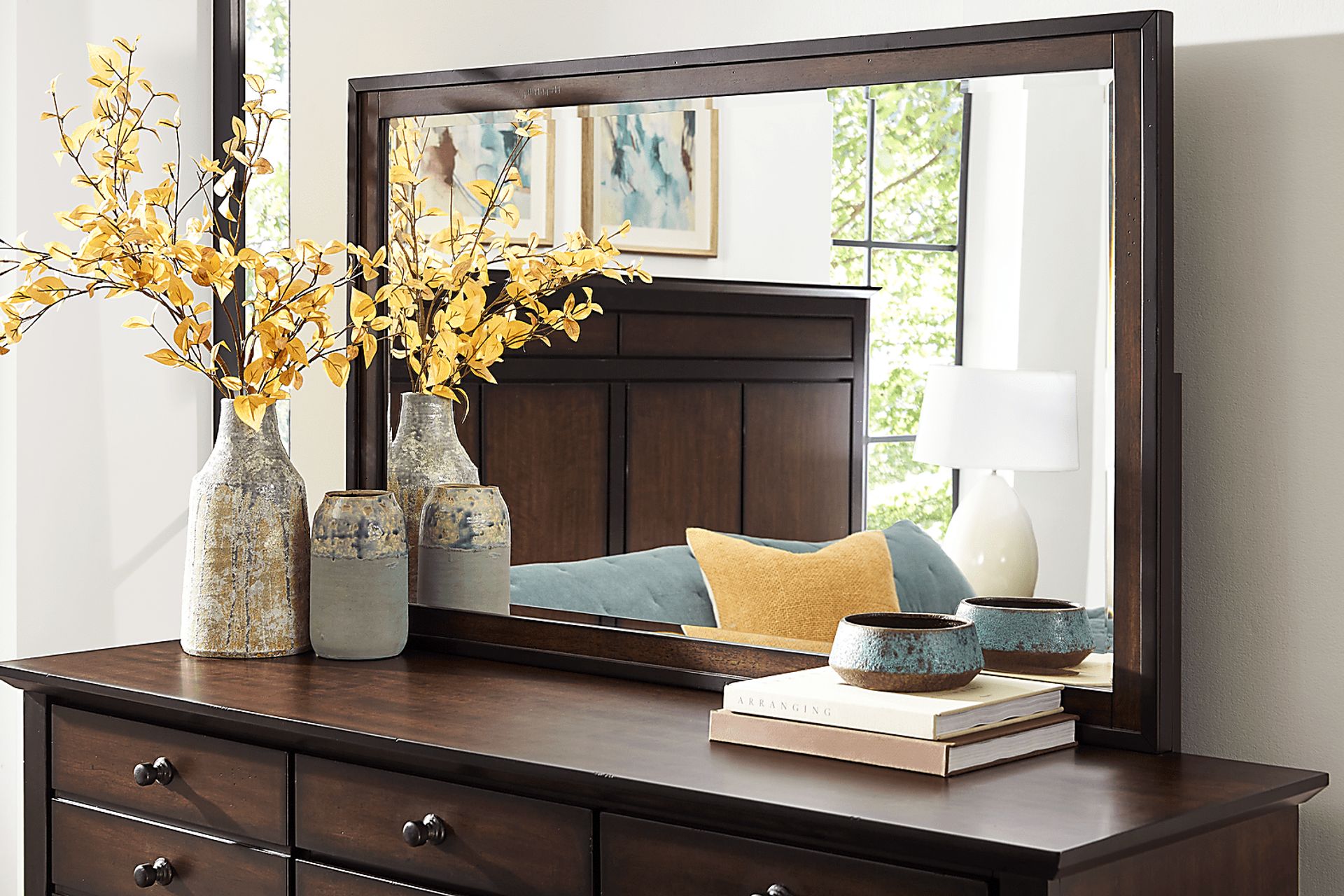 Northbrook Brown Cherry 5 Pc Queen Poster Bedroom - Image 14
