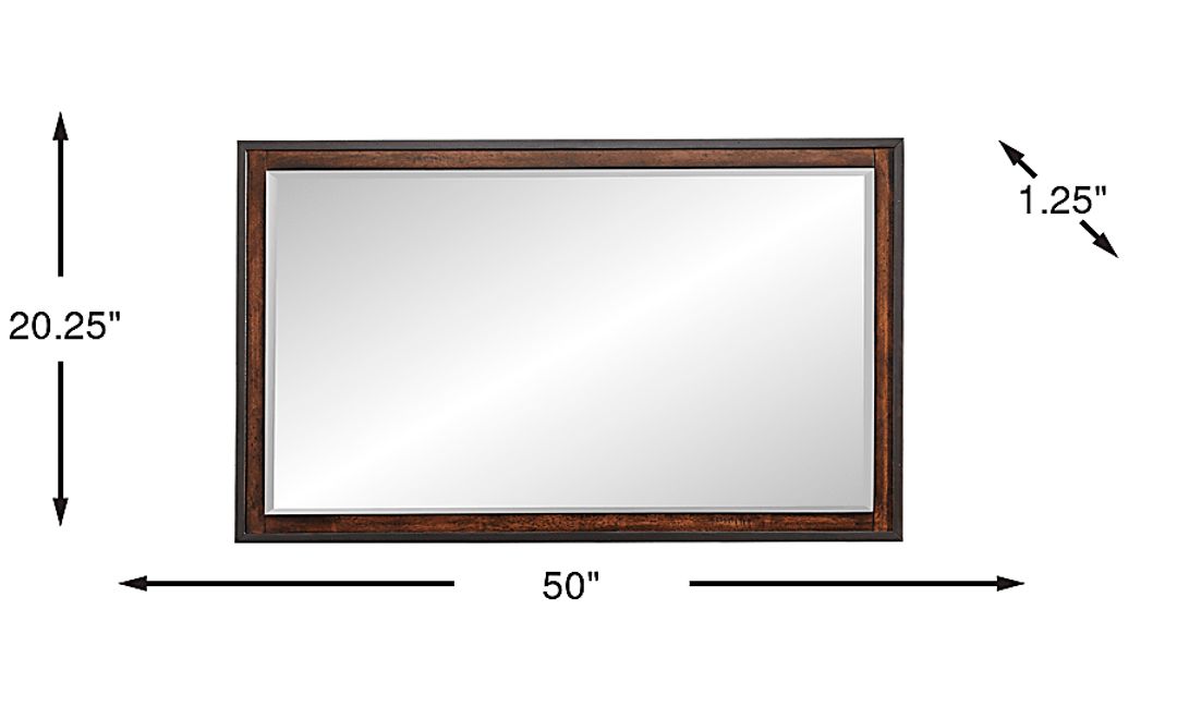 Northbrook Brown Cherry Mirror