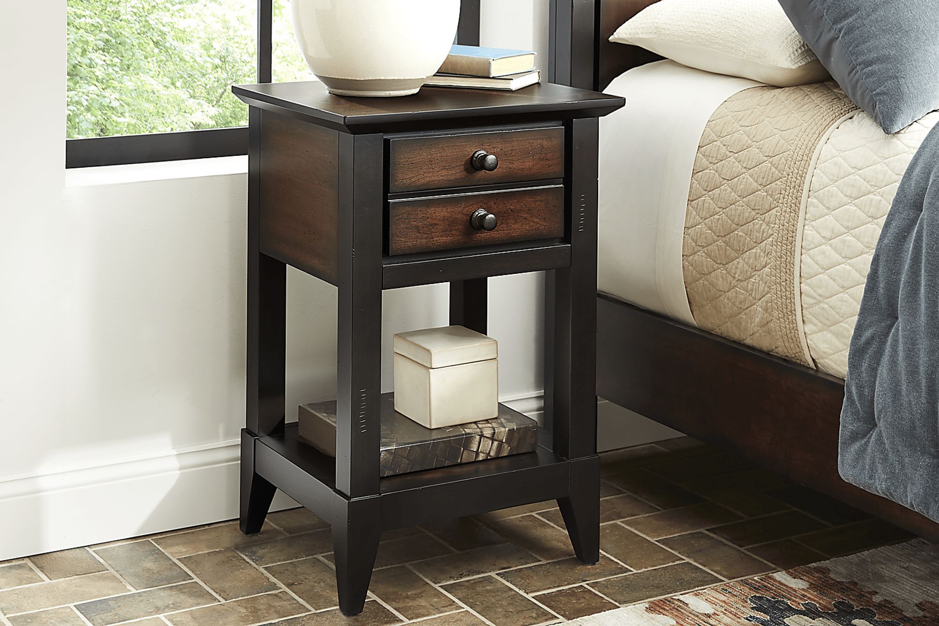 Northbrook Brown Cherry 5 Pc Queen Poster Bedroom - Image 9