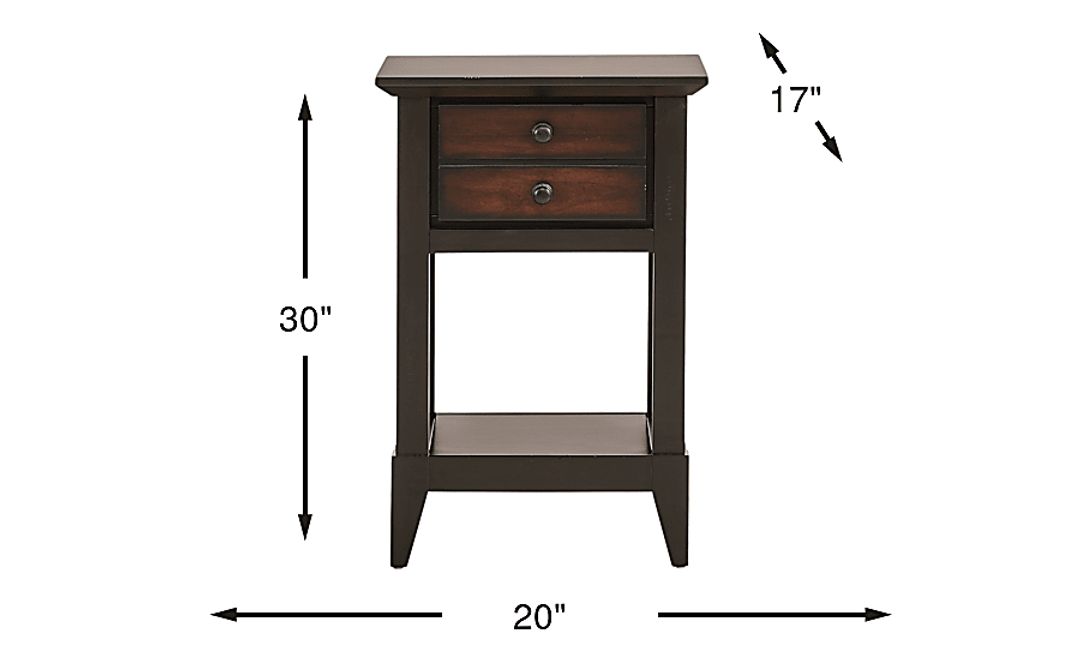Northbrook Brown Cherry Nightstand