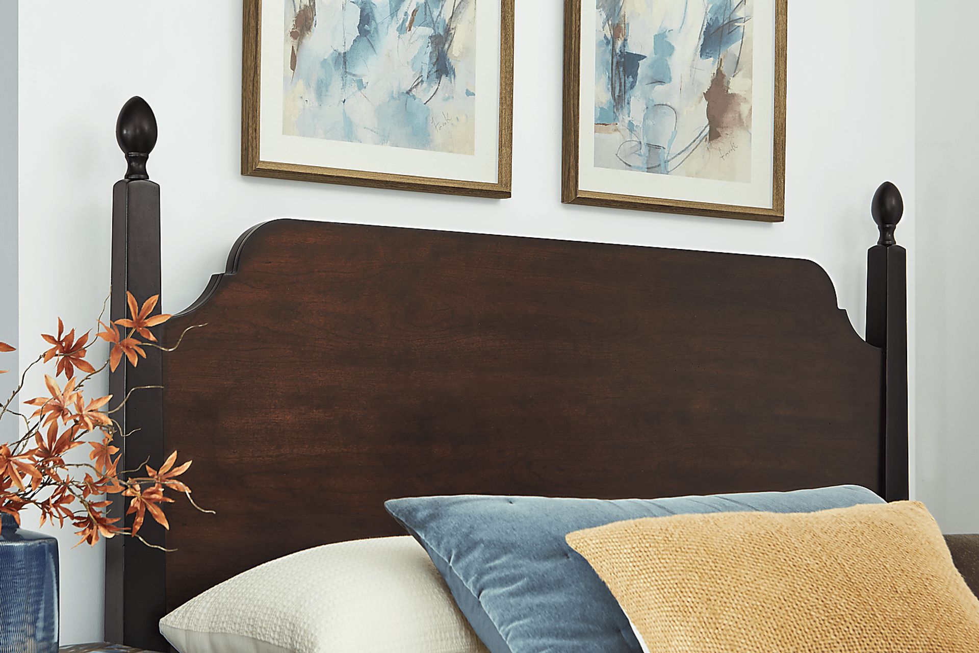 Northbrook Brown Cherry Queen Poster Bed - Image 3