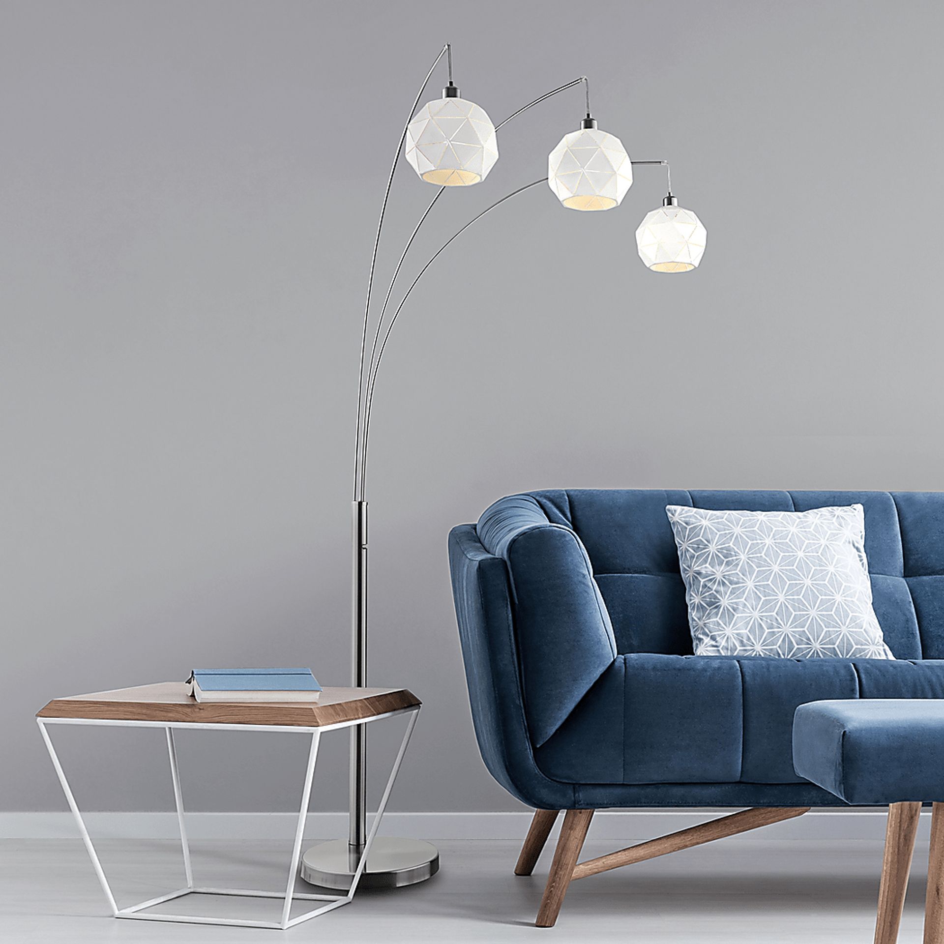 Northlawn Estates Silver Floor Lamp - Image 2