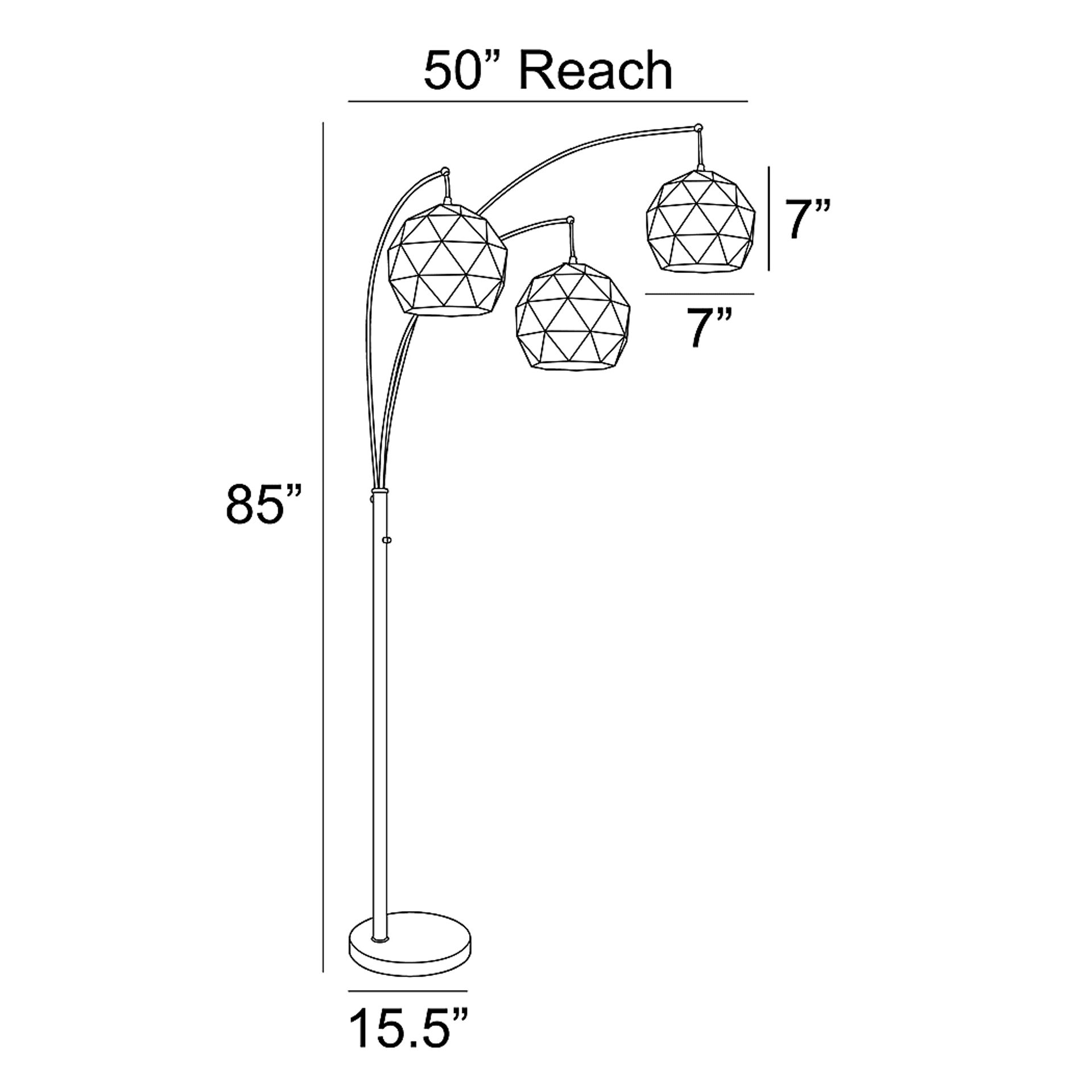 Northlawn Estates Silver Floor Lamp - Image 4