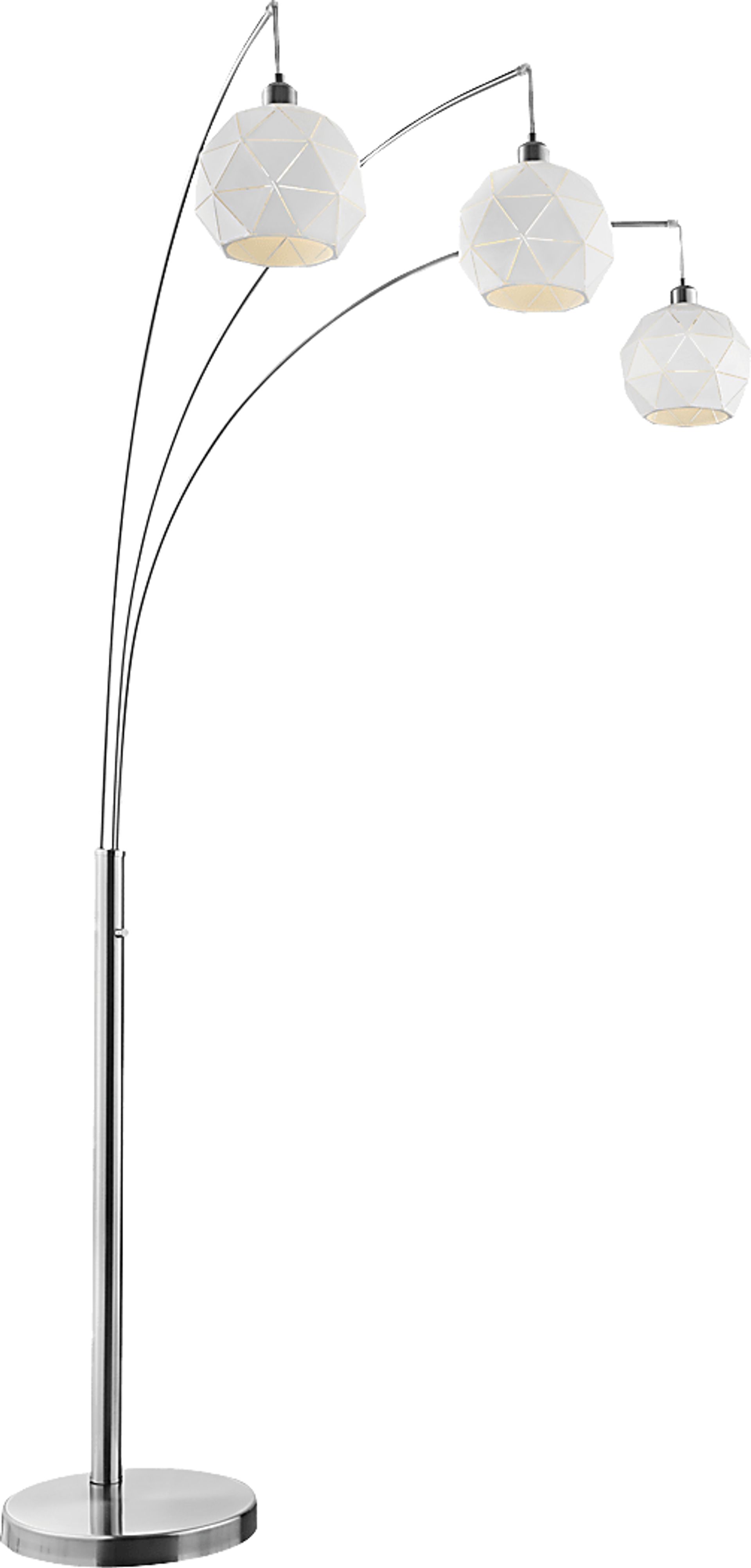 Northlawn Estates Silver Floor Lamp - Image 1