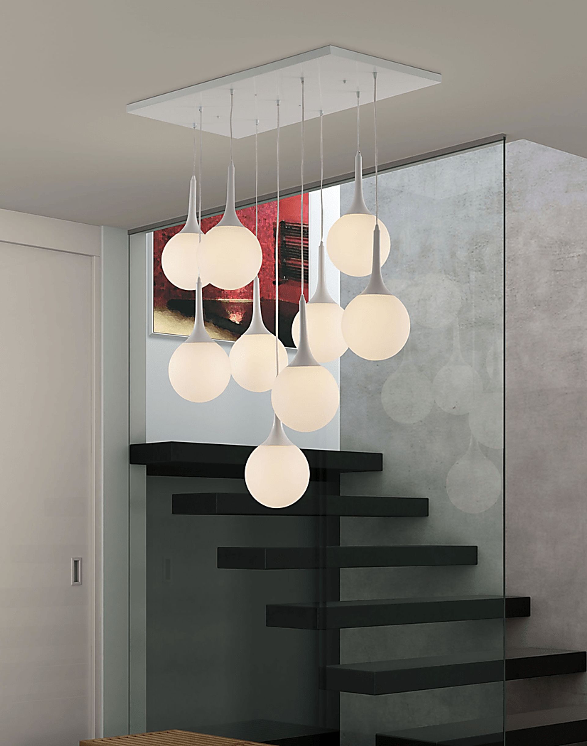 Northshore Point White Chandelier - Image 5