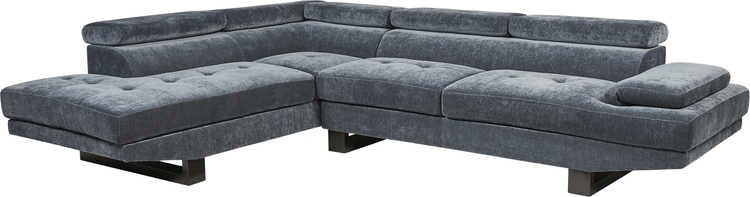 2 pc left arm chaise sectional