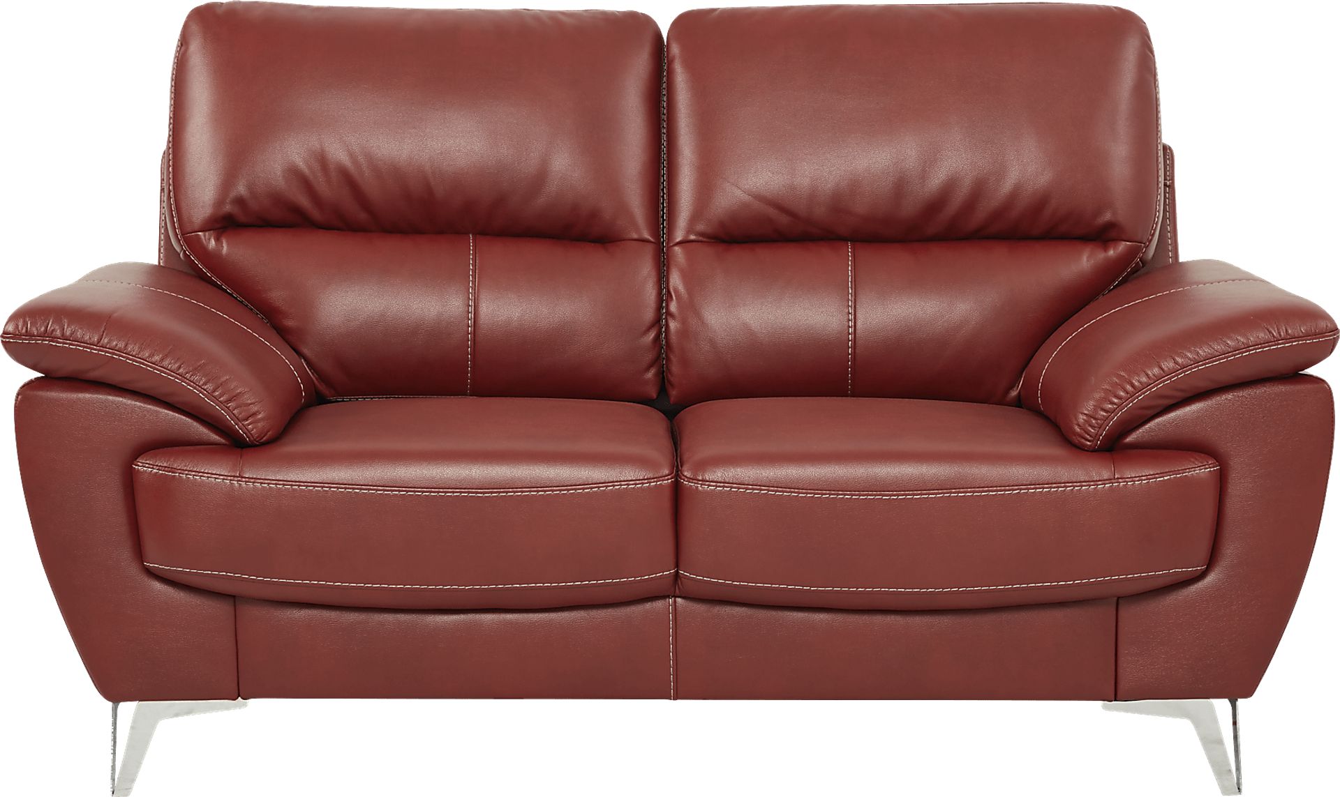 Northway Red Loveseat - Image 1