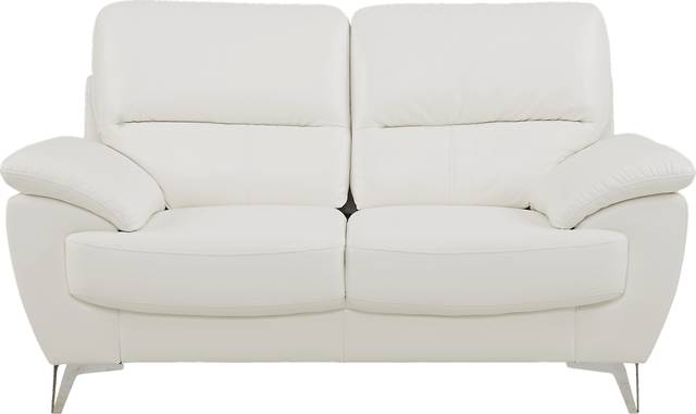 Northway White Loveseat - Thumbnail - Image 1