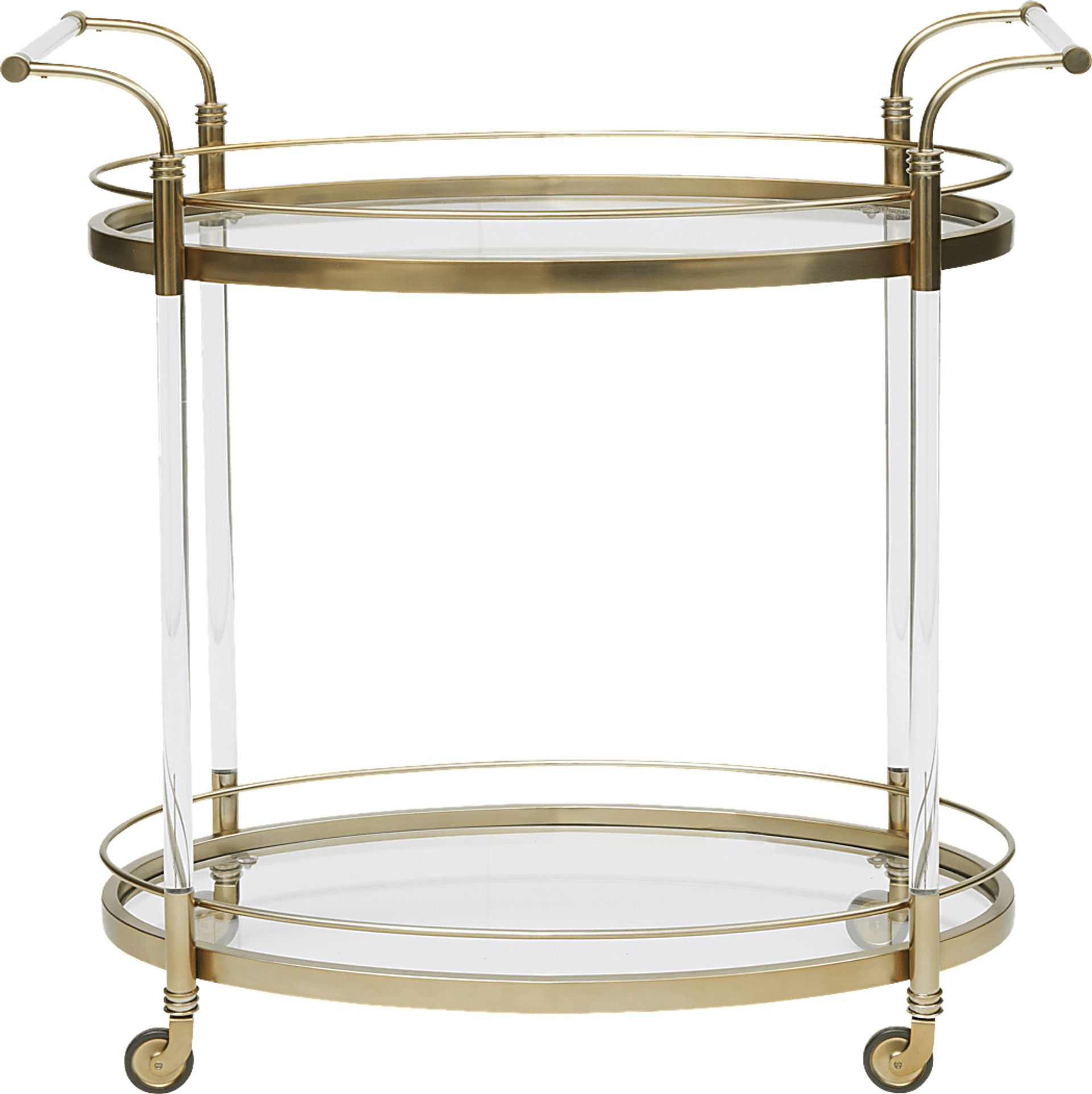 Northwick Gold Bar Cart - Image 2
