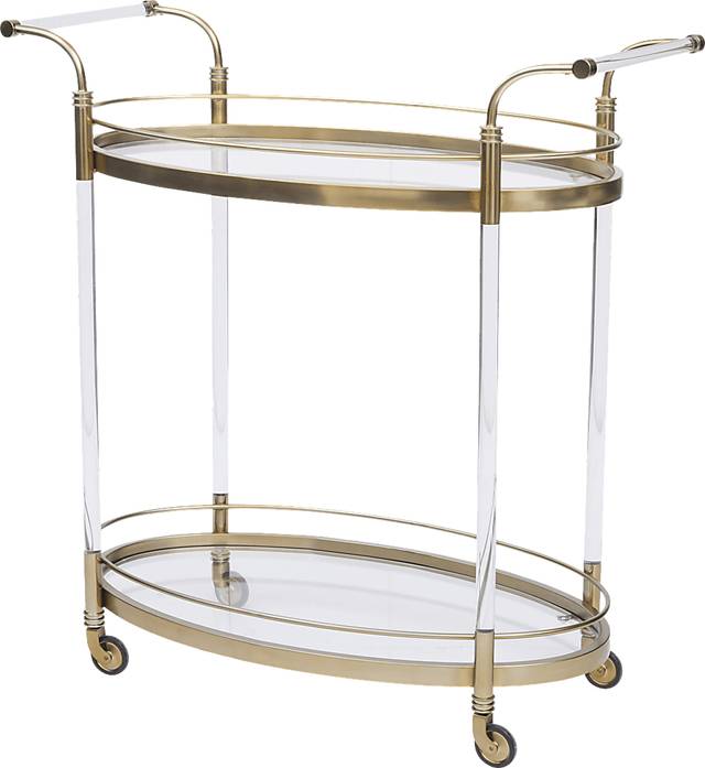 Northwick Gold Bar Cart - Thumbnail - Image 3