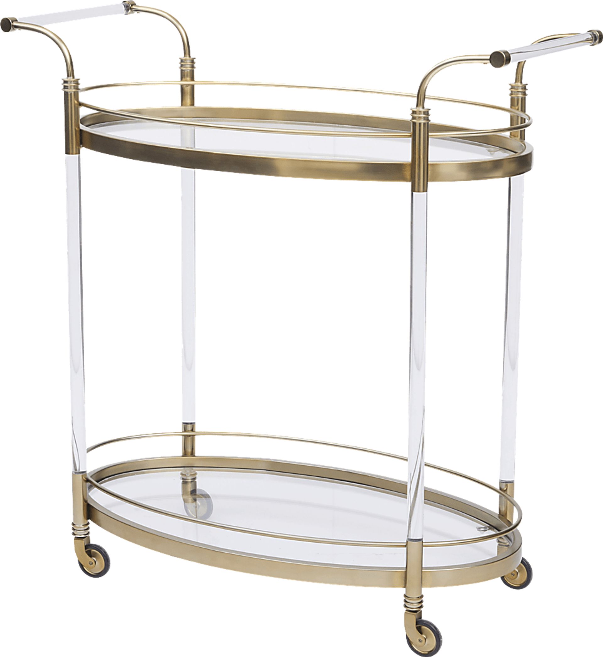 Northwick Gold Bar Cart - Image 3