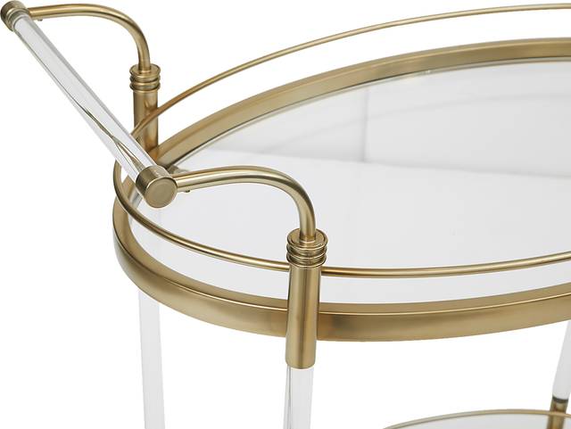Northwick Gold Bar Cart - Thumbnail - Image 4