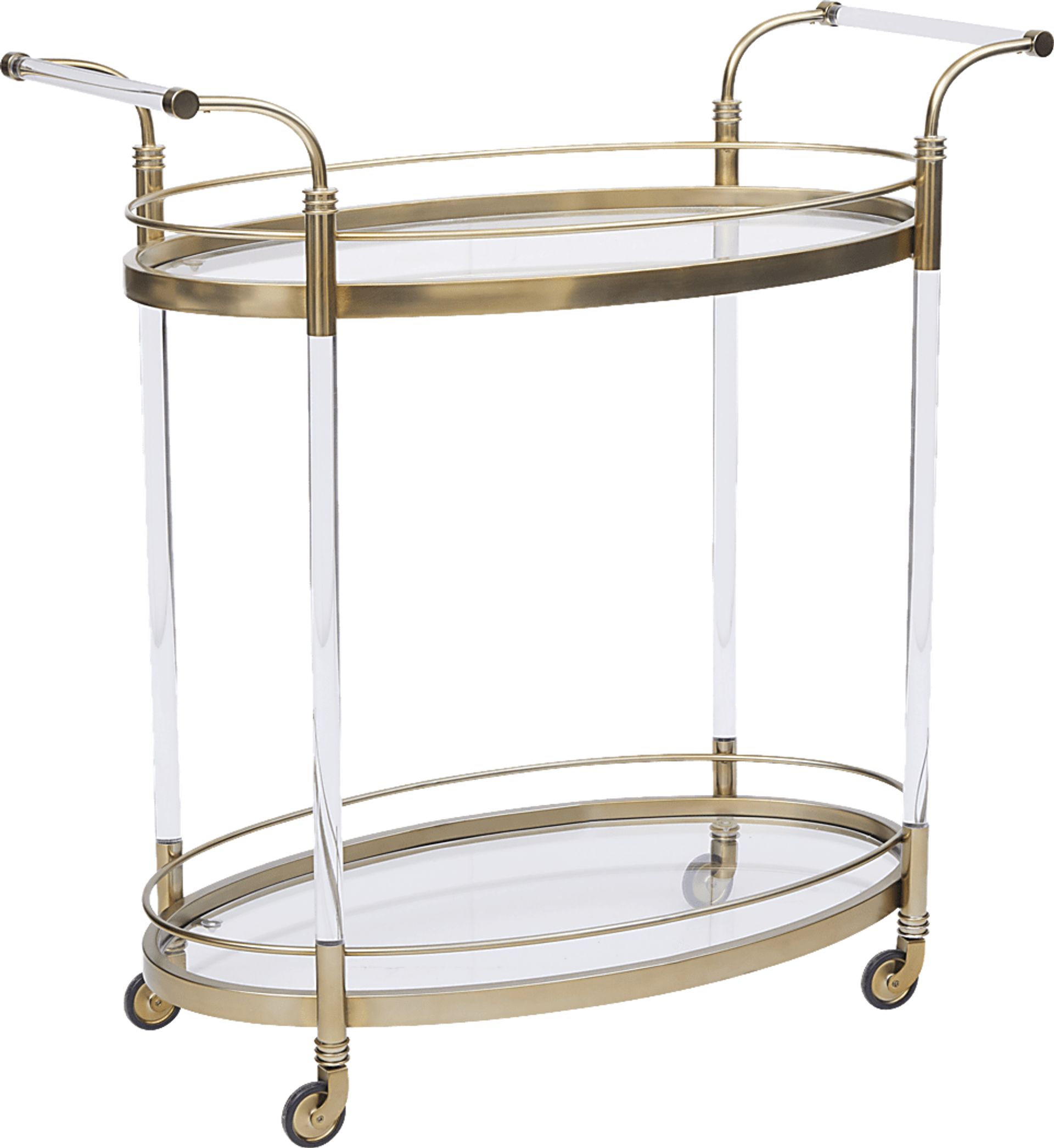 Northwick Gold Bar Cart - Image 1