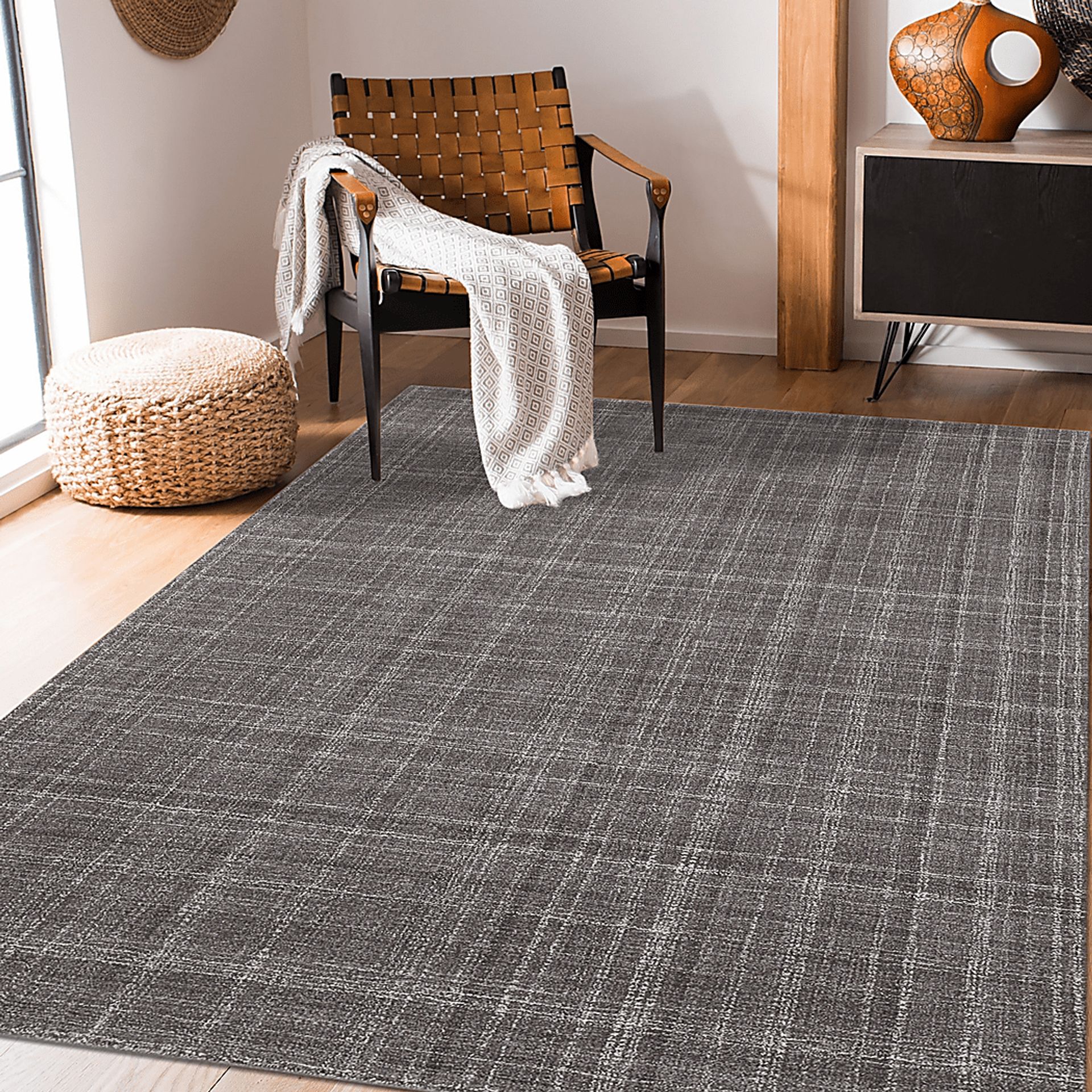 Northwind Graphite 5' x 7'6 Rug - Image 2