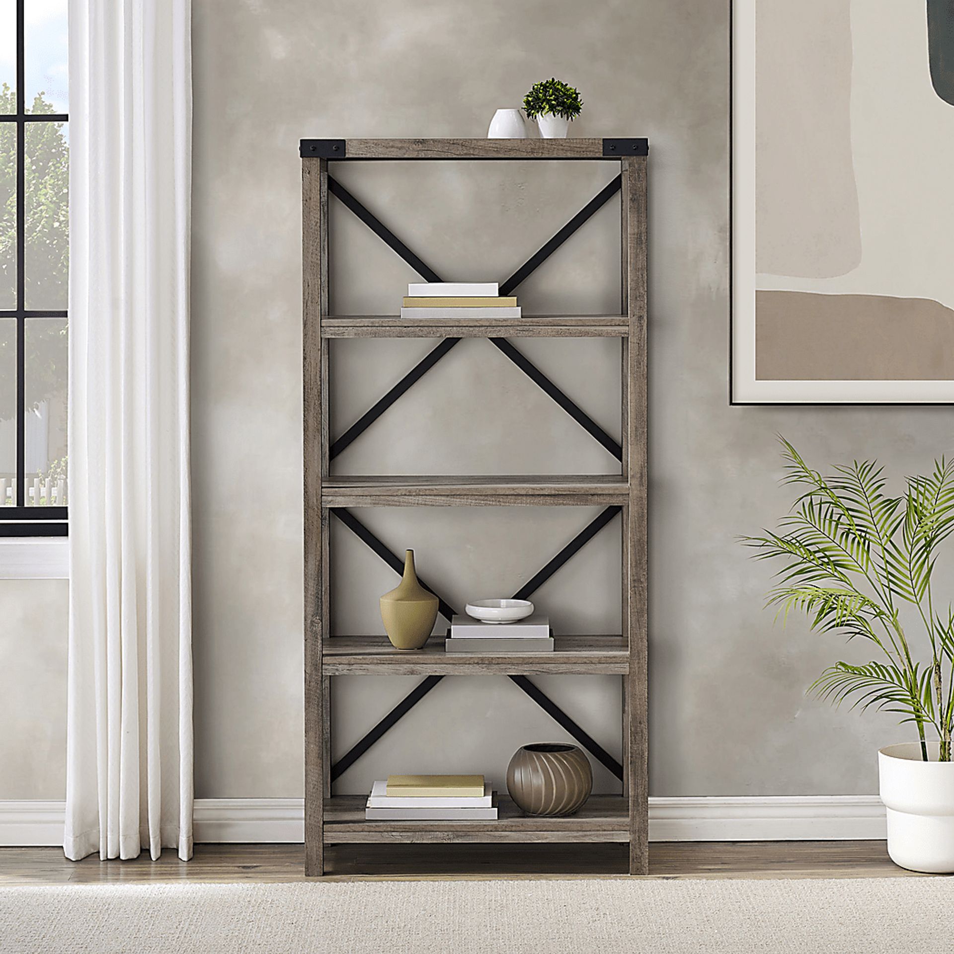 Northwinds Gray Bookcase - Image 2