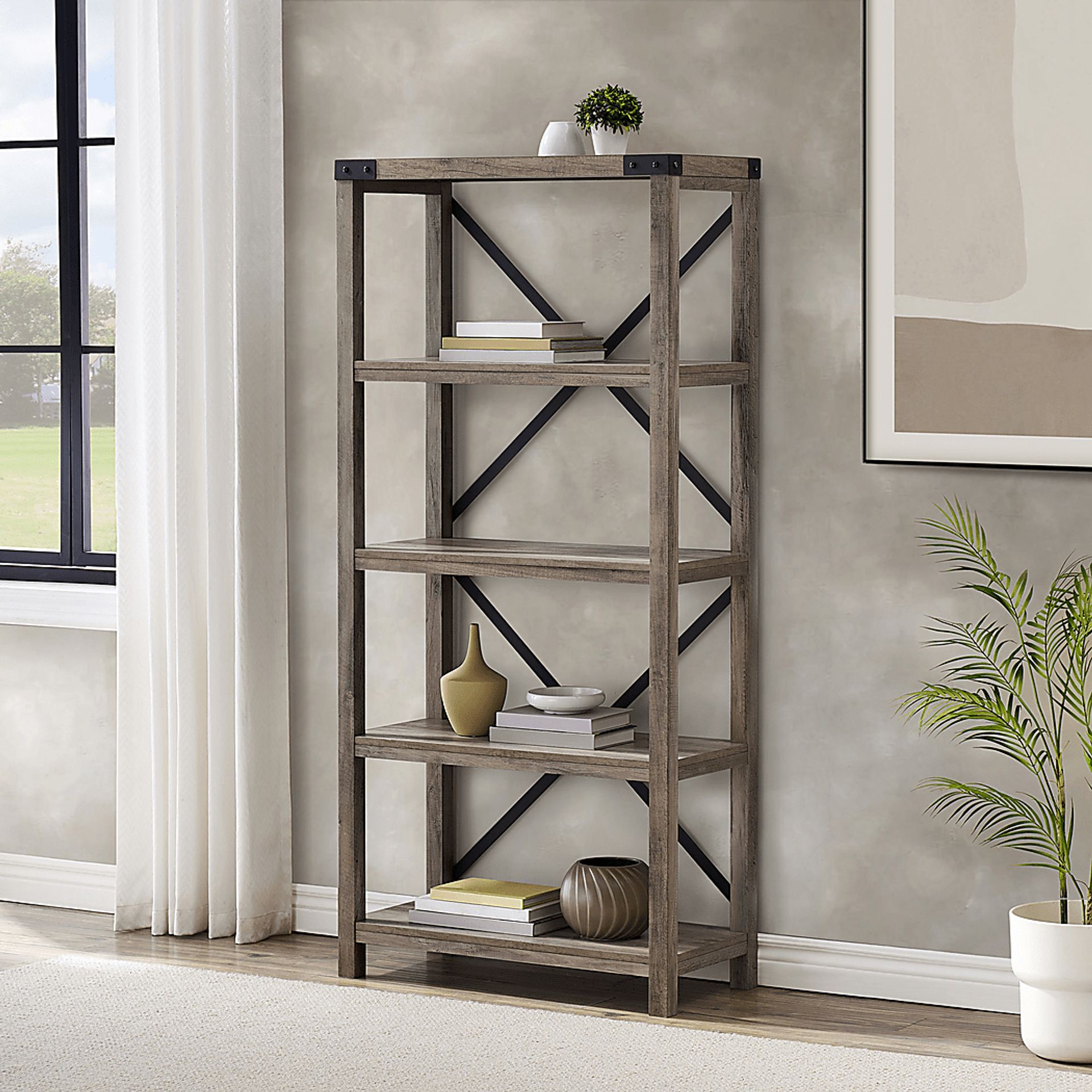 Northwinds Gray Bookcase - Image 3