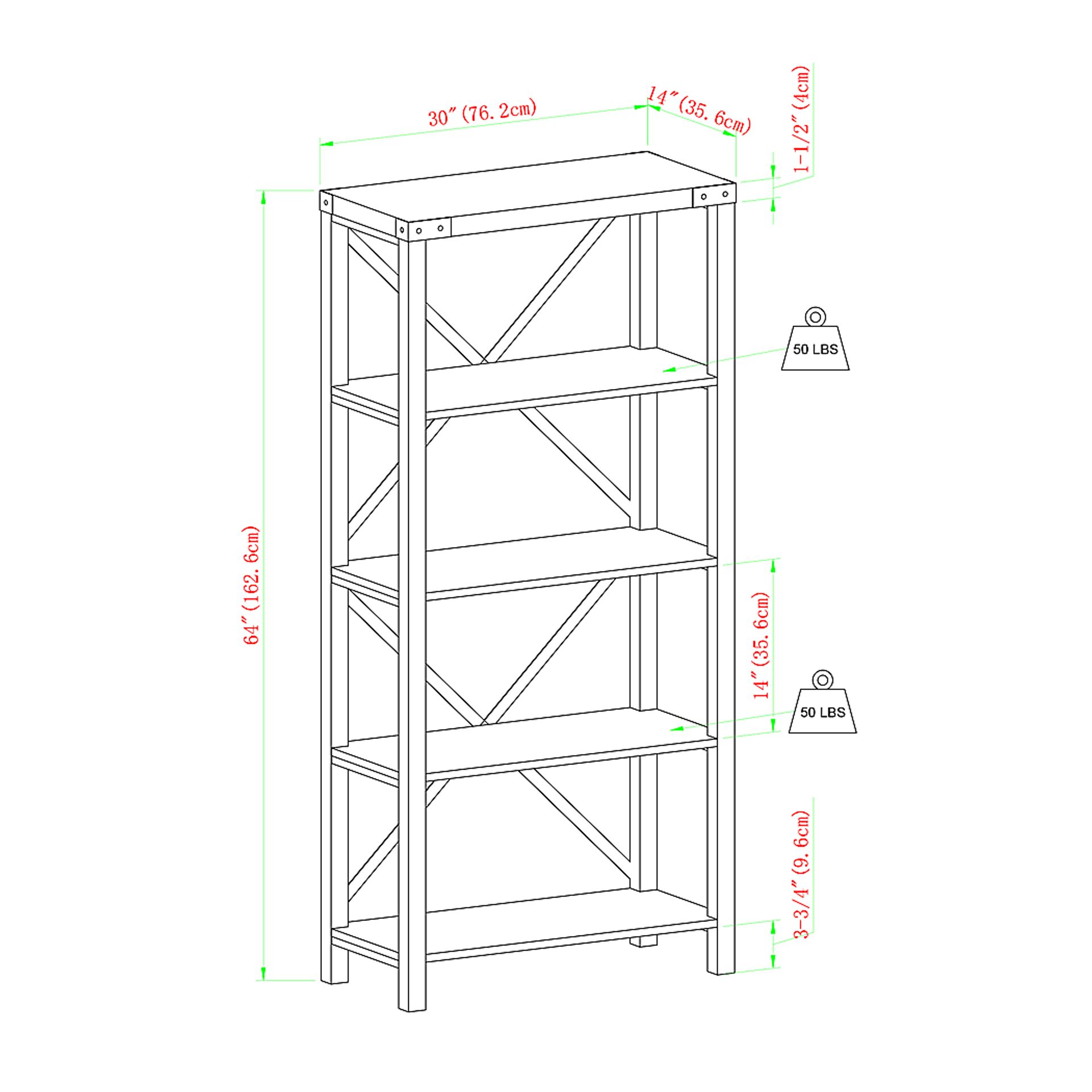 Northwinds Oak Bookcase - Image 8