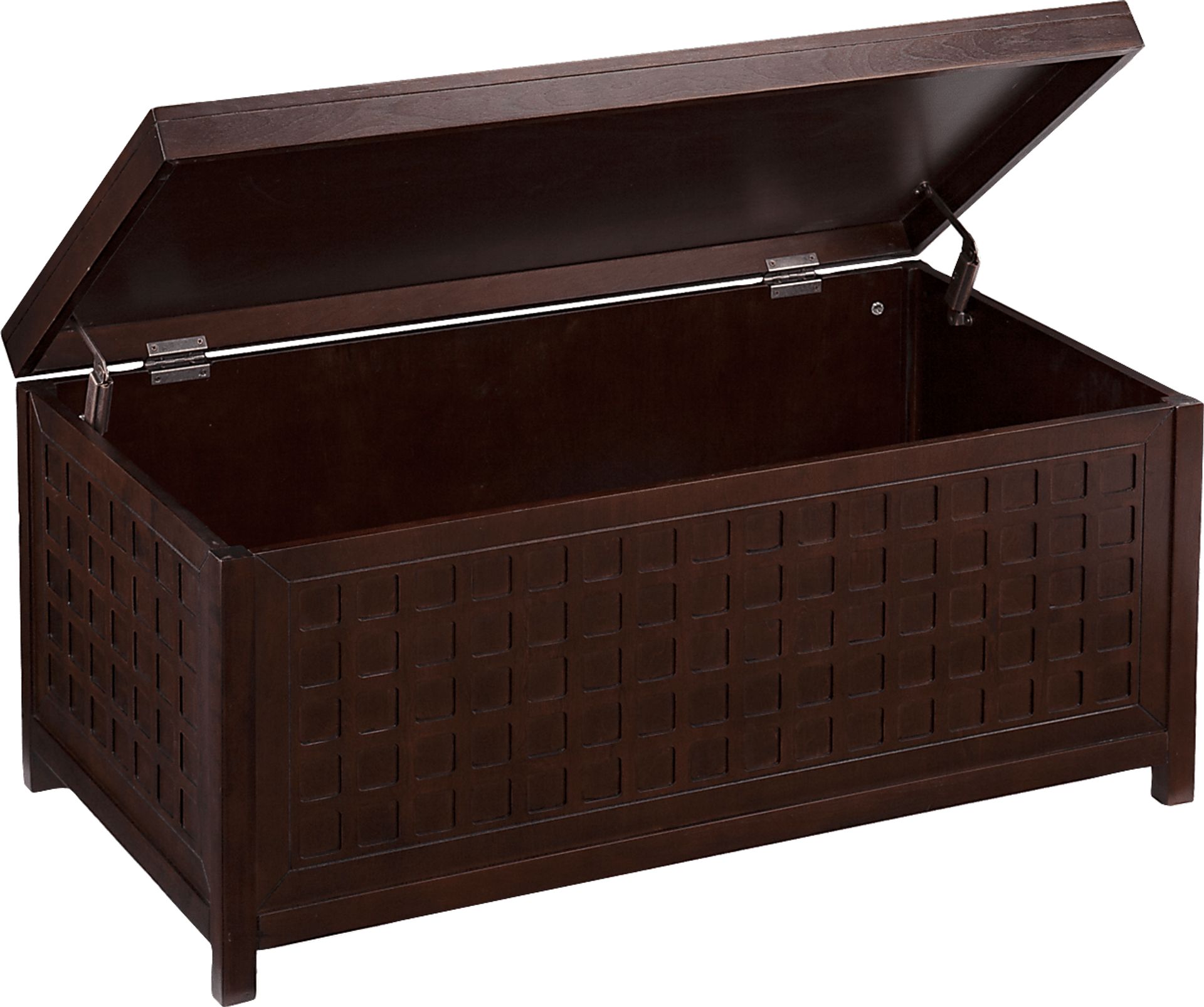 Norvell Espresso Trunk Cocktail Table - Image 1