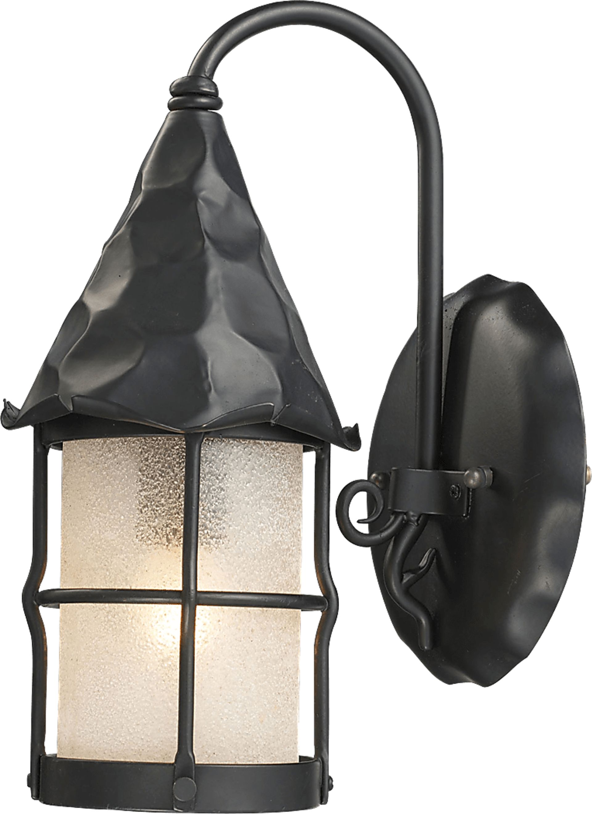 Norview Black Outdoor Wall Sconce - Image 1