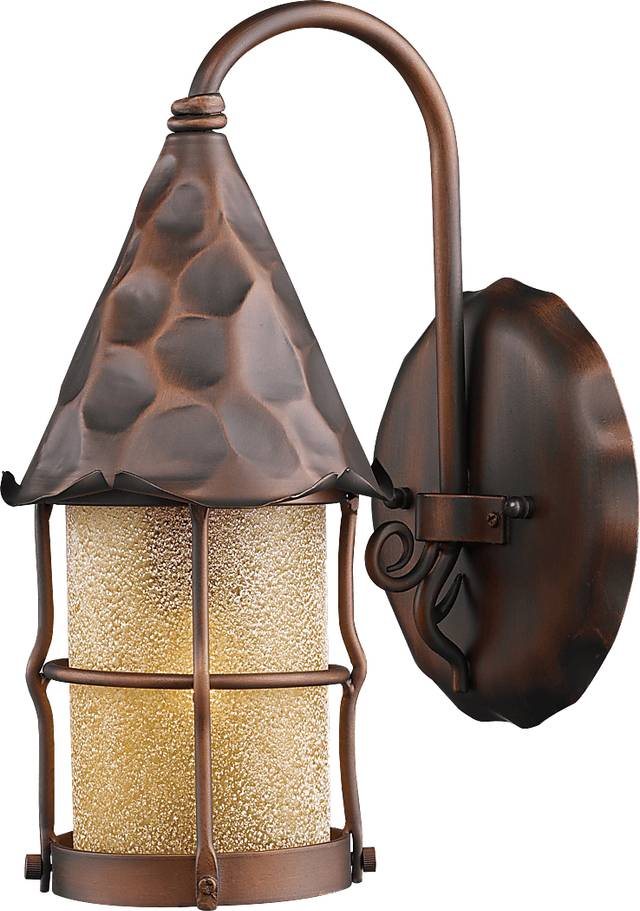 Norview Brown Outdoor Wall Sconce - Thumbnail - Image 1
