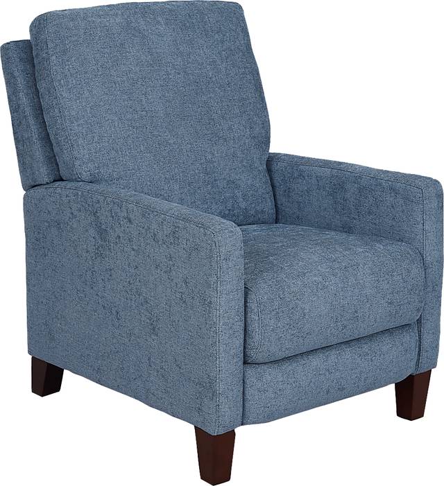 Norwich Chambray Push Back Recliner - Thumbnail - Image 3