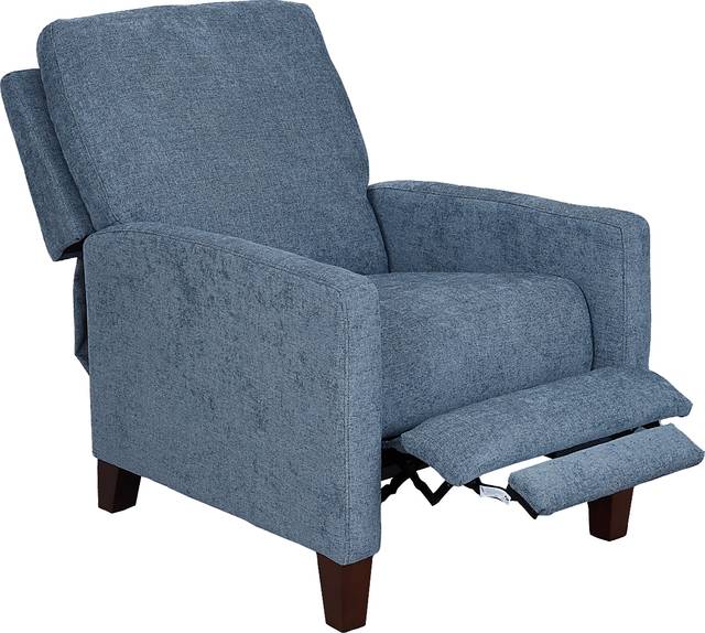 Norwich Chambray Push Back Recliner - Thumbnail - Image 1