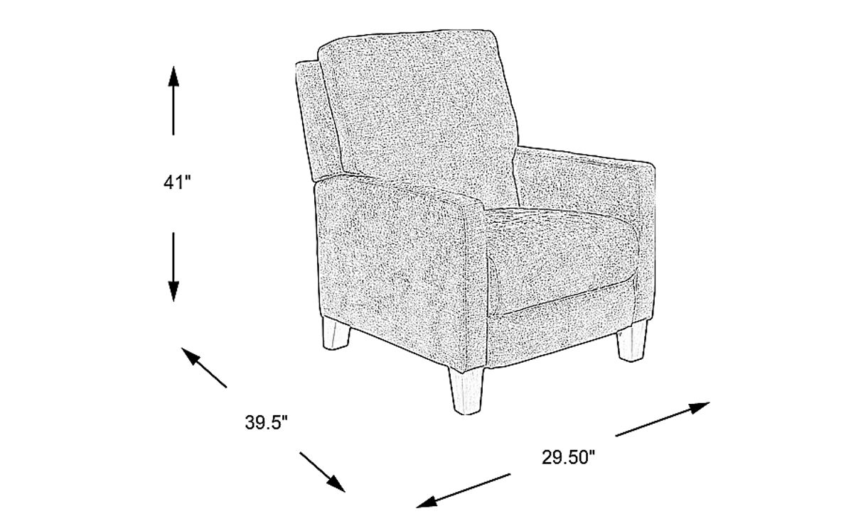 Norwich Granite Push Back Recliner - Rooms To Go