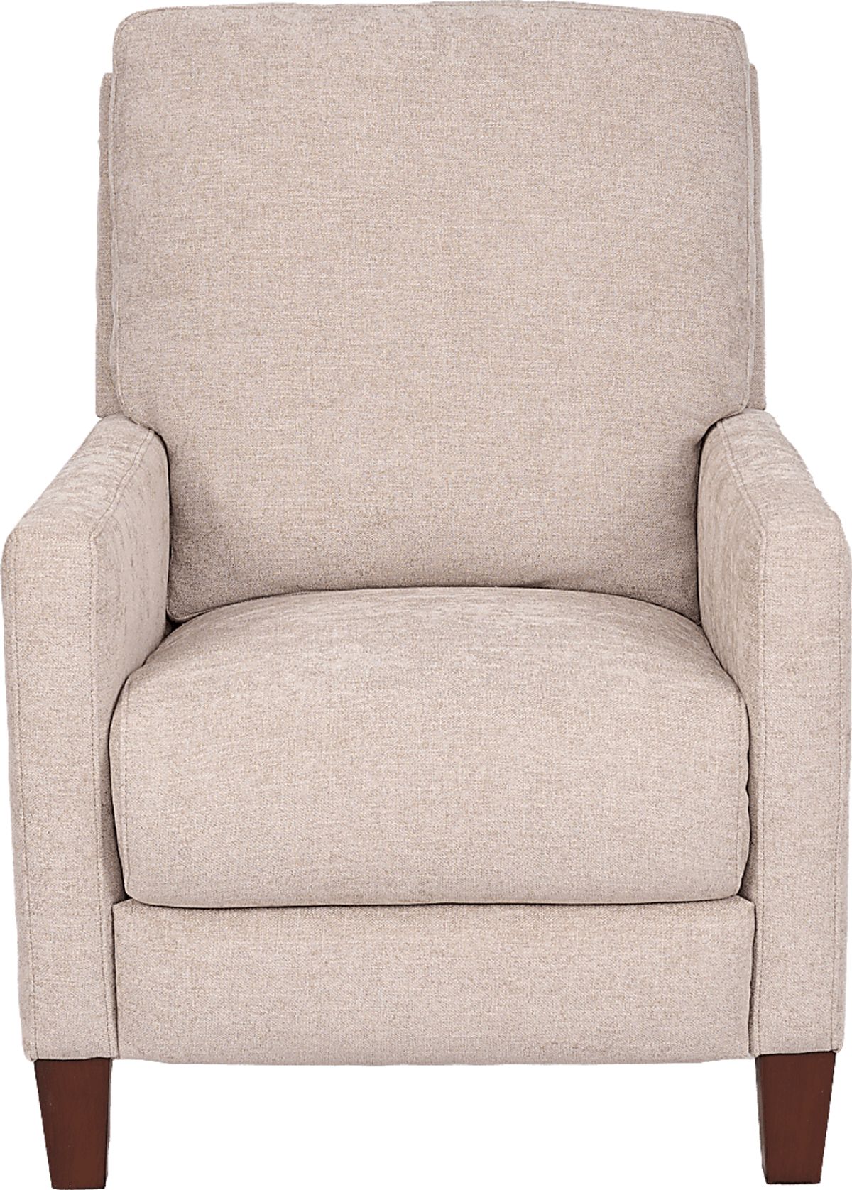 Norwich Mushroom Brown Polyester Fabric Push Back Recliner Rooms to Go