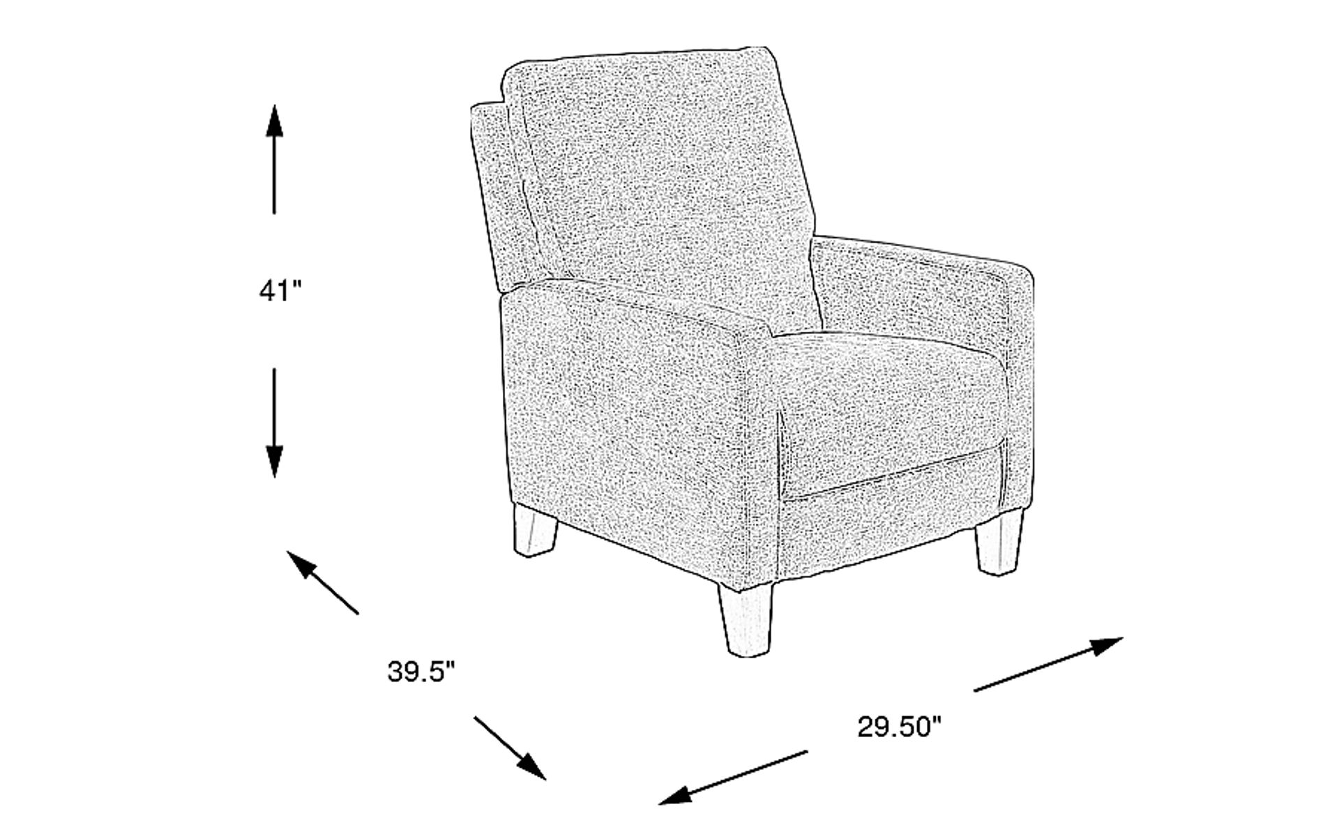 Dimension Image. Please refer to the Dimension Tab on this page for dimension details.