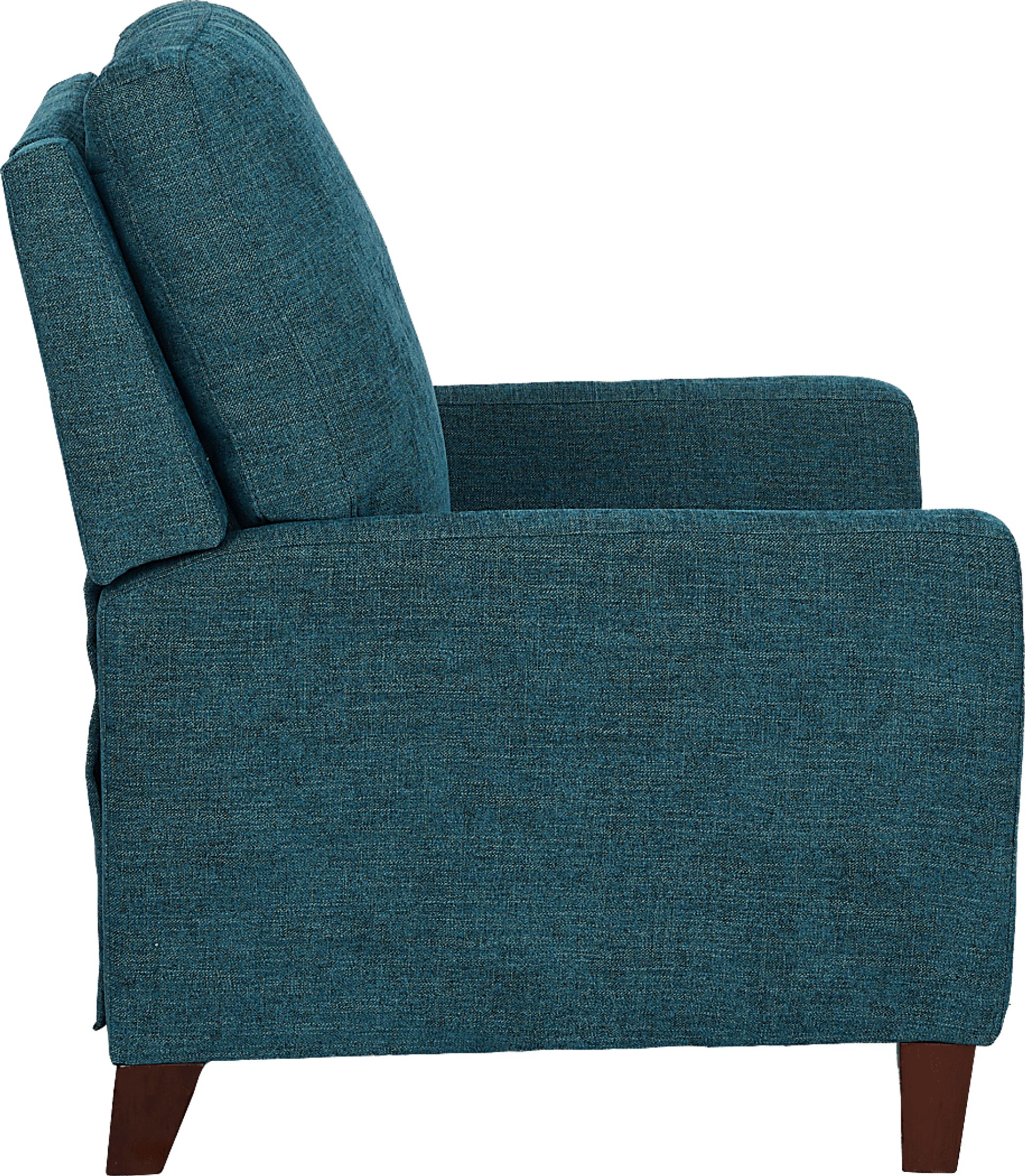 Norwich Teal Push Back Recliner - Image 3