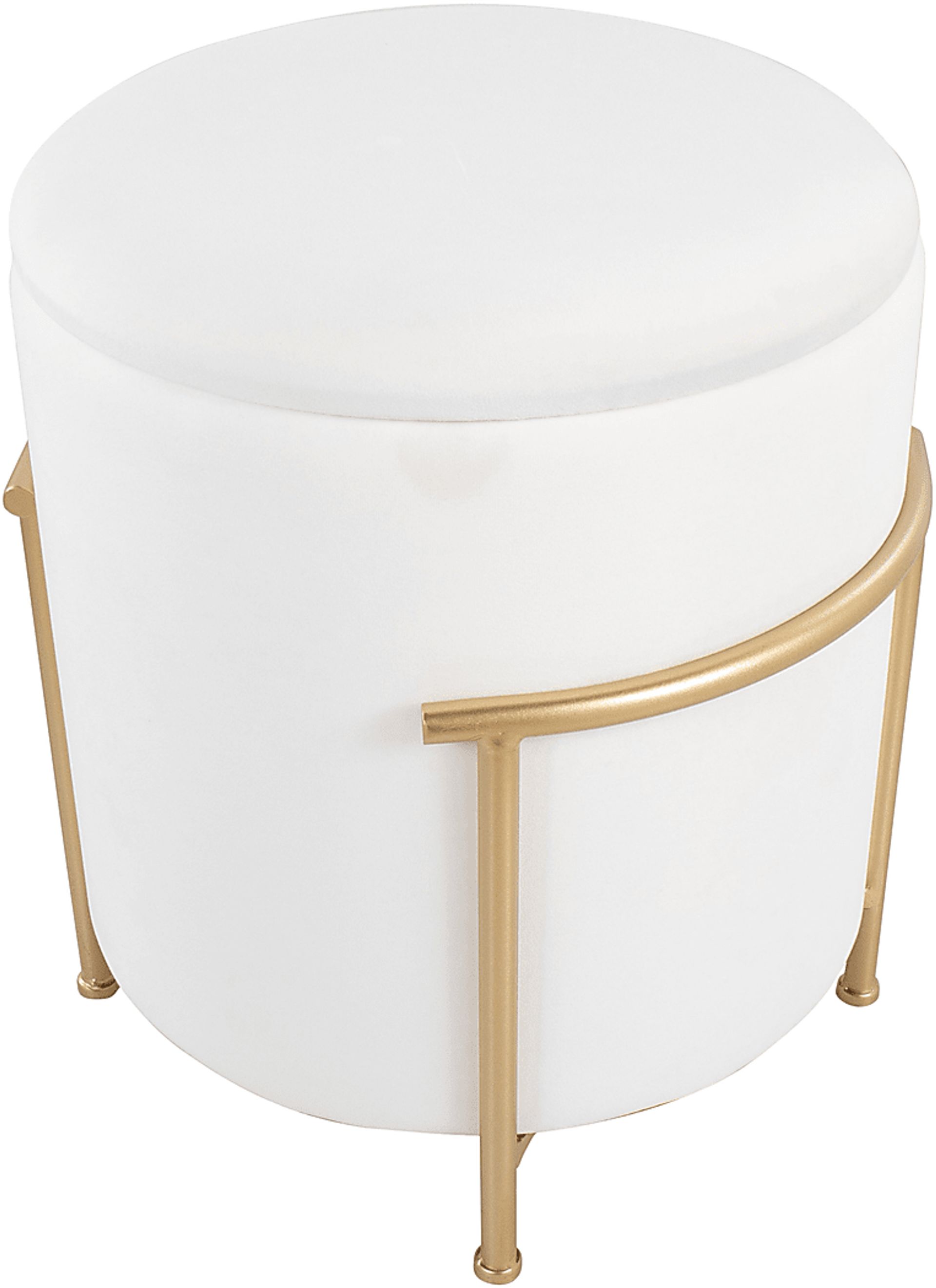 Notlee Cream Ottoman - Image 4