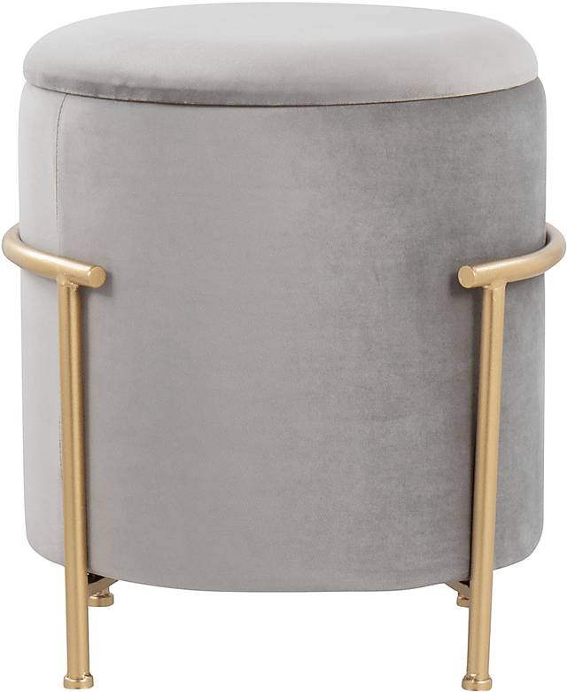 Notlee Silver Ottoman - Thumbnail - Image 5
