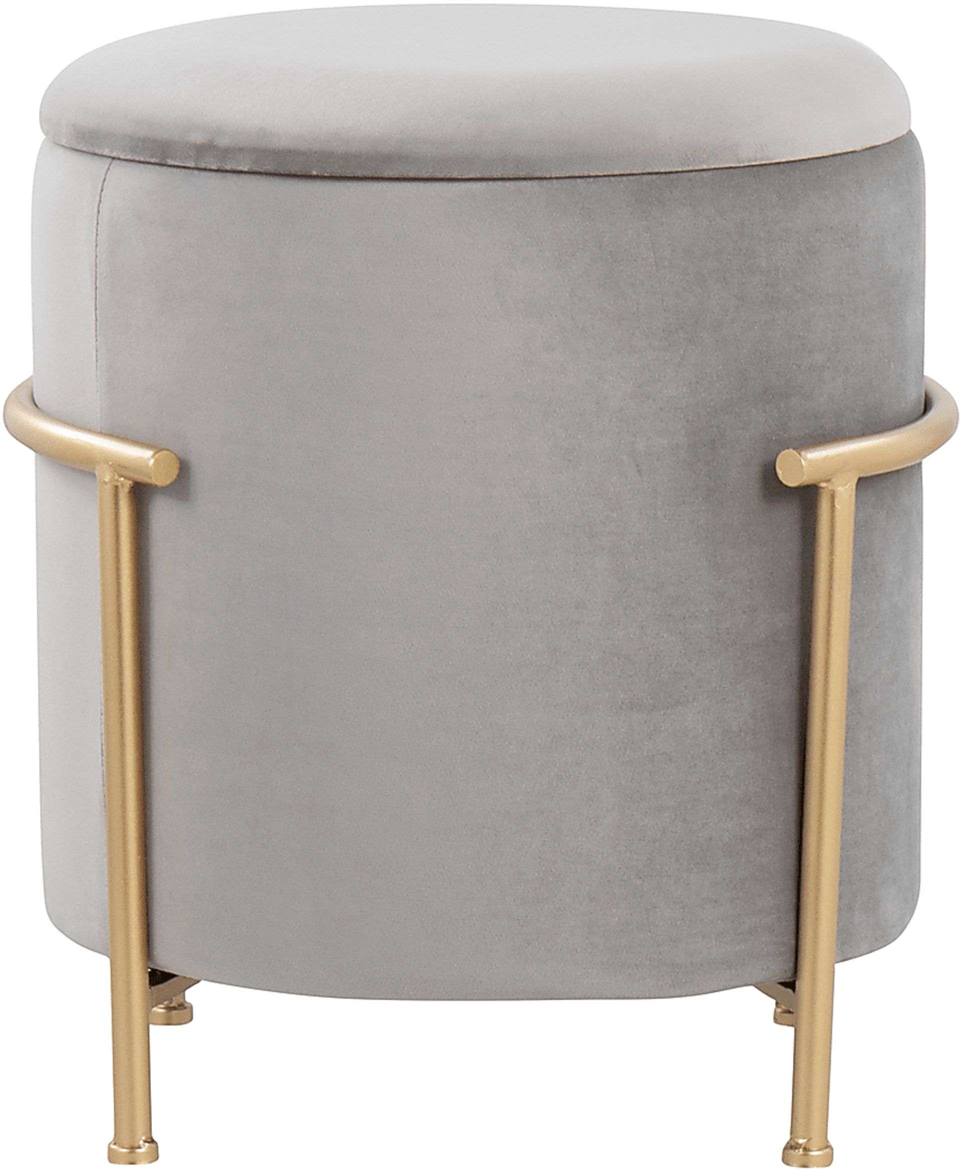 Notlee Silver Ottoman - Image 5
