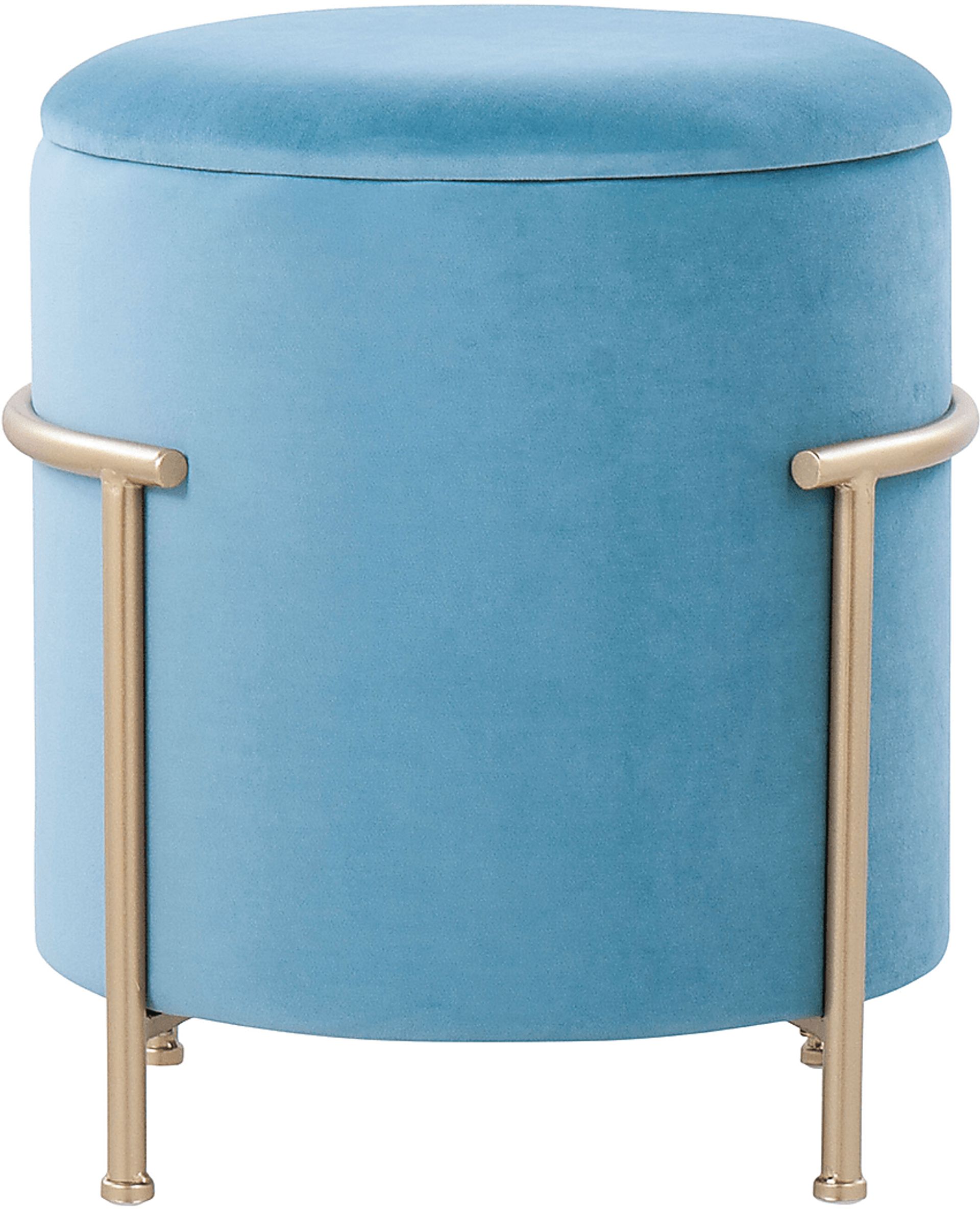Notlee Teal Ottoman - Image 6
