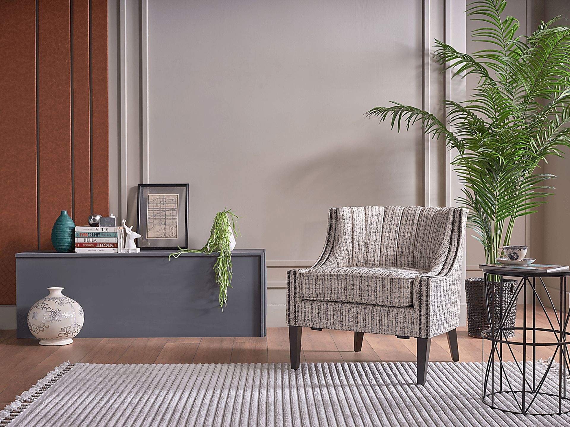 Notley Beige Accent Chair - Image 2