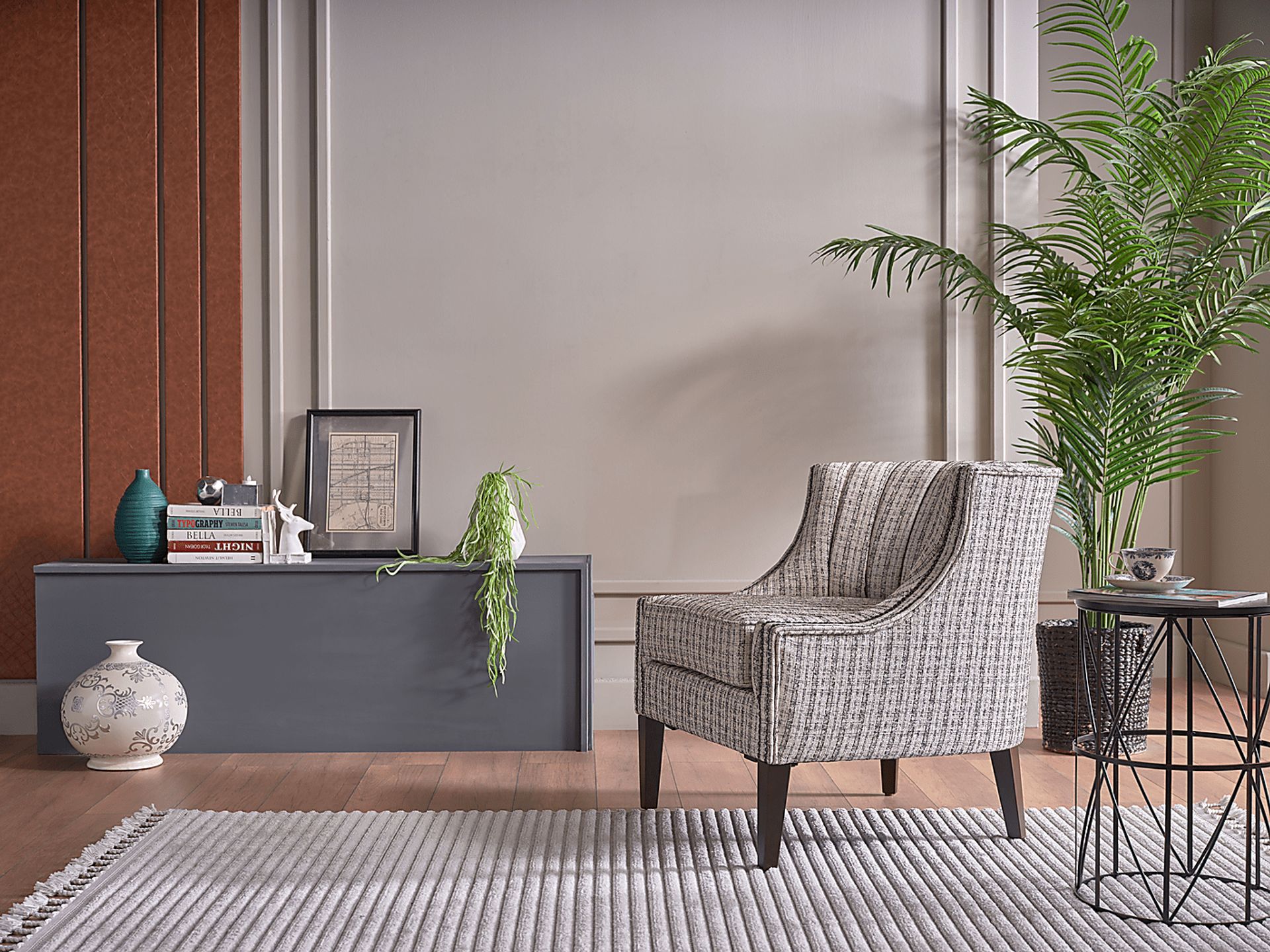 Notley Beige Accent Chair - Image 9