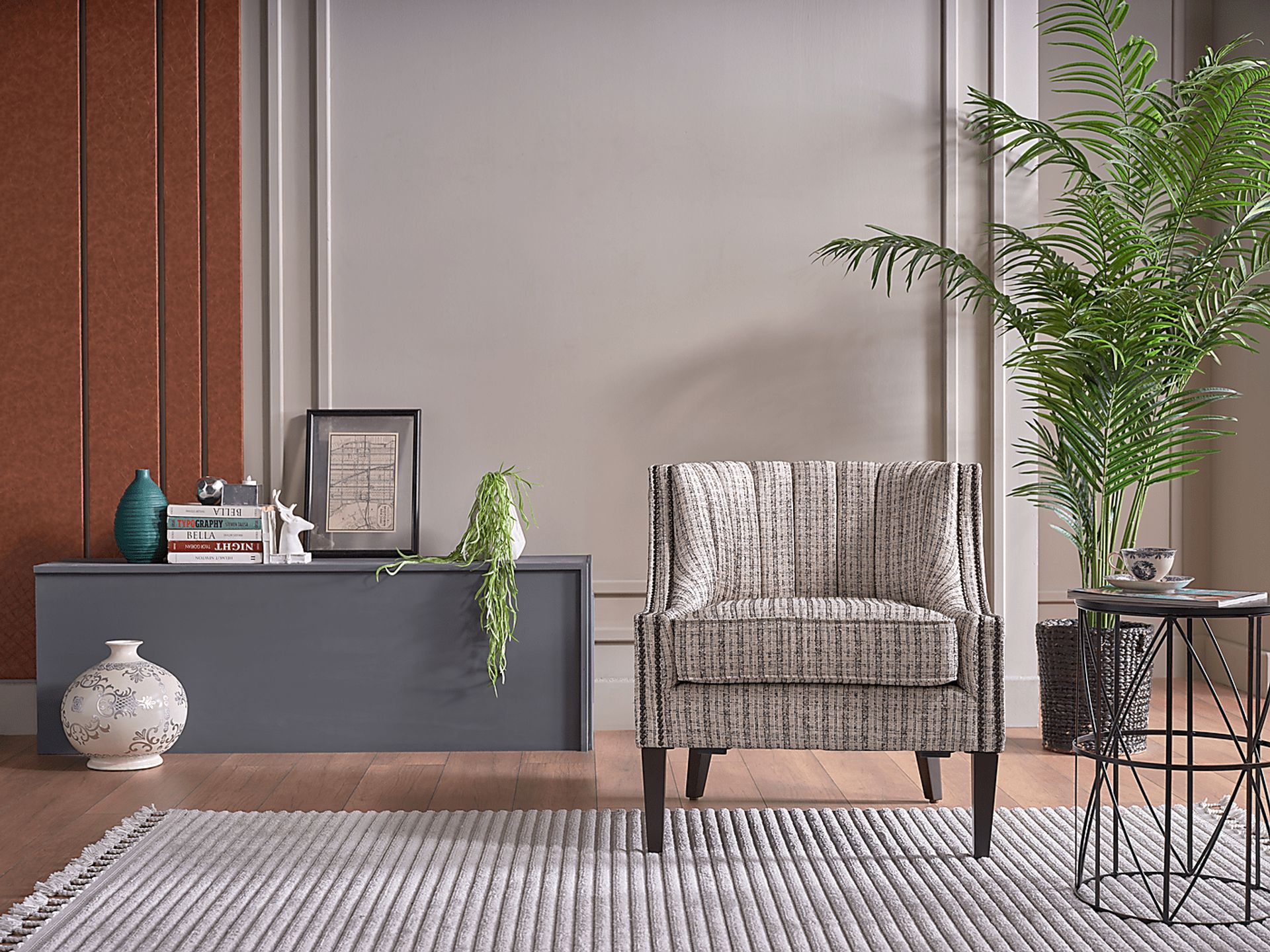Notley Beige Accent Chair - Image 10