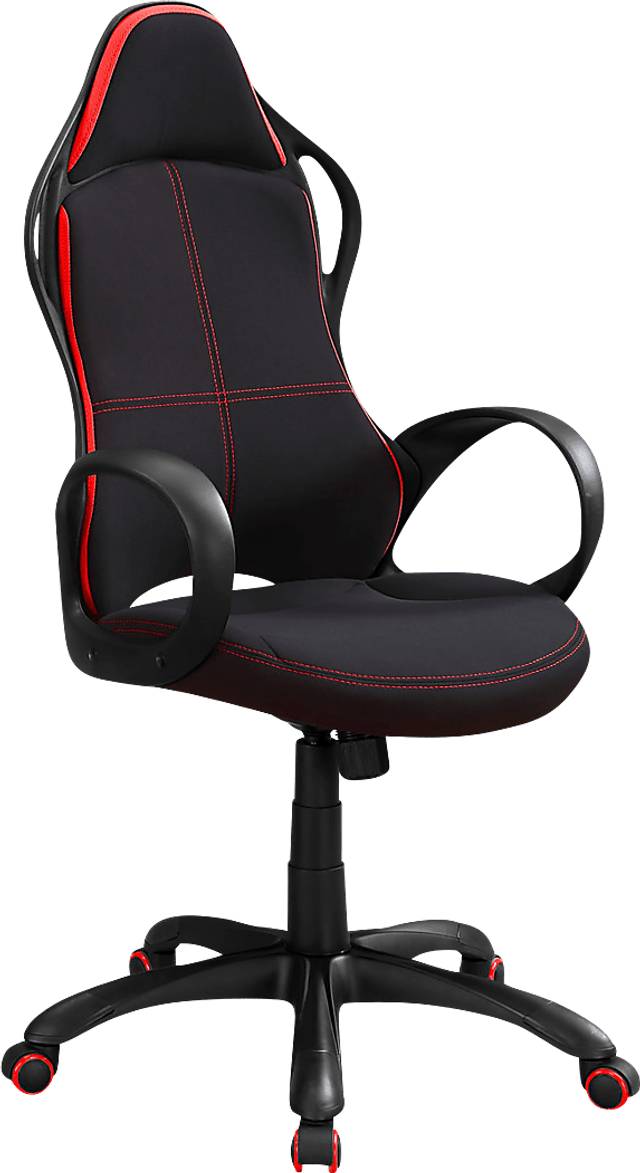 Nottaway Black Desk Chair - Thumbnail - Image 1