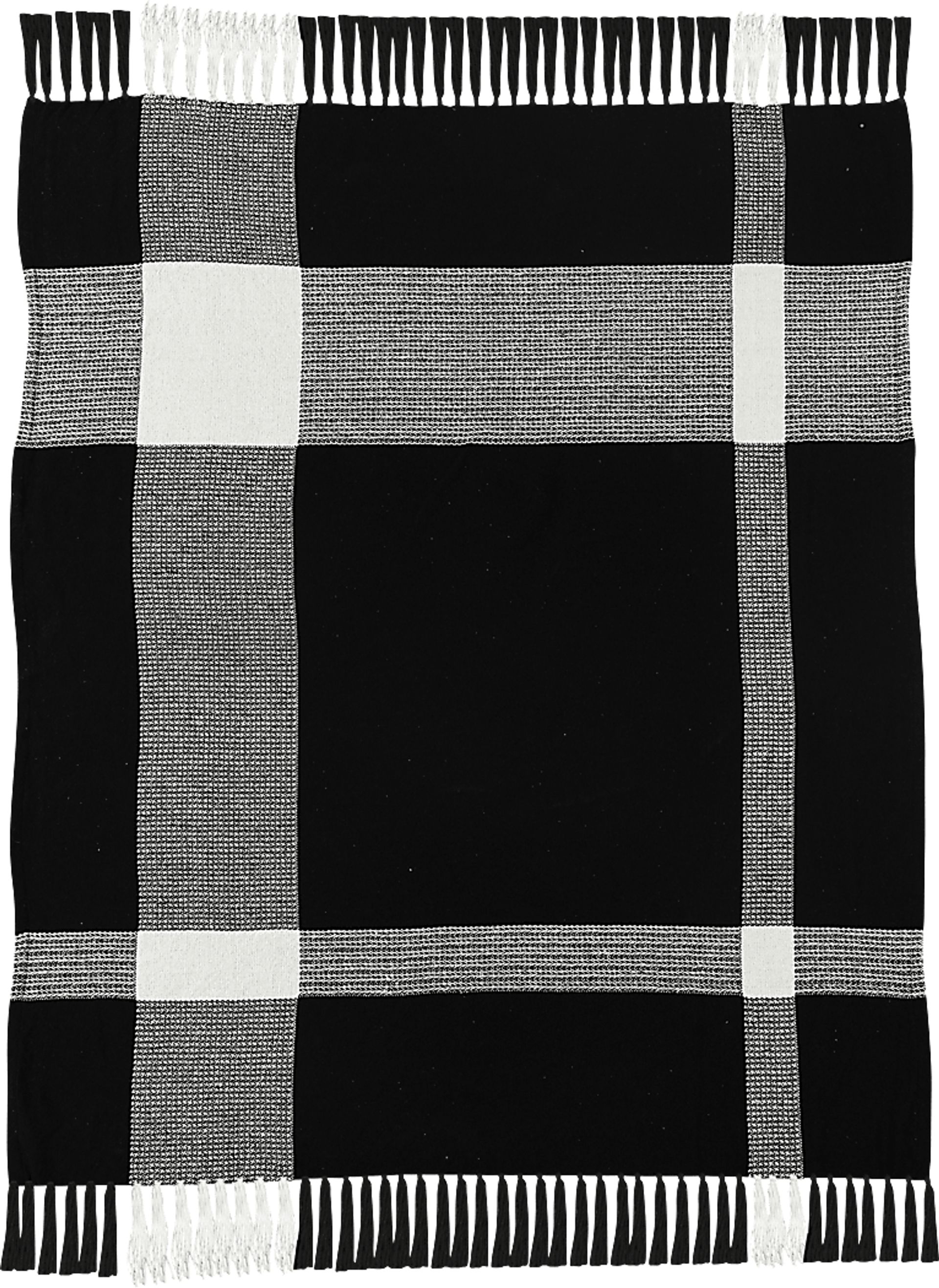 Novajoy Black Throw Blanket - Image 1