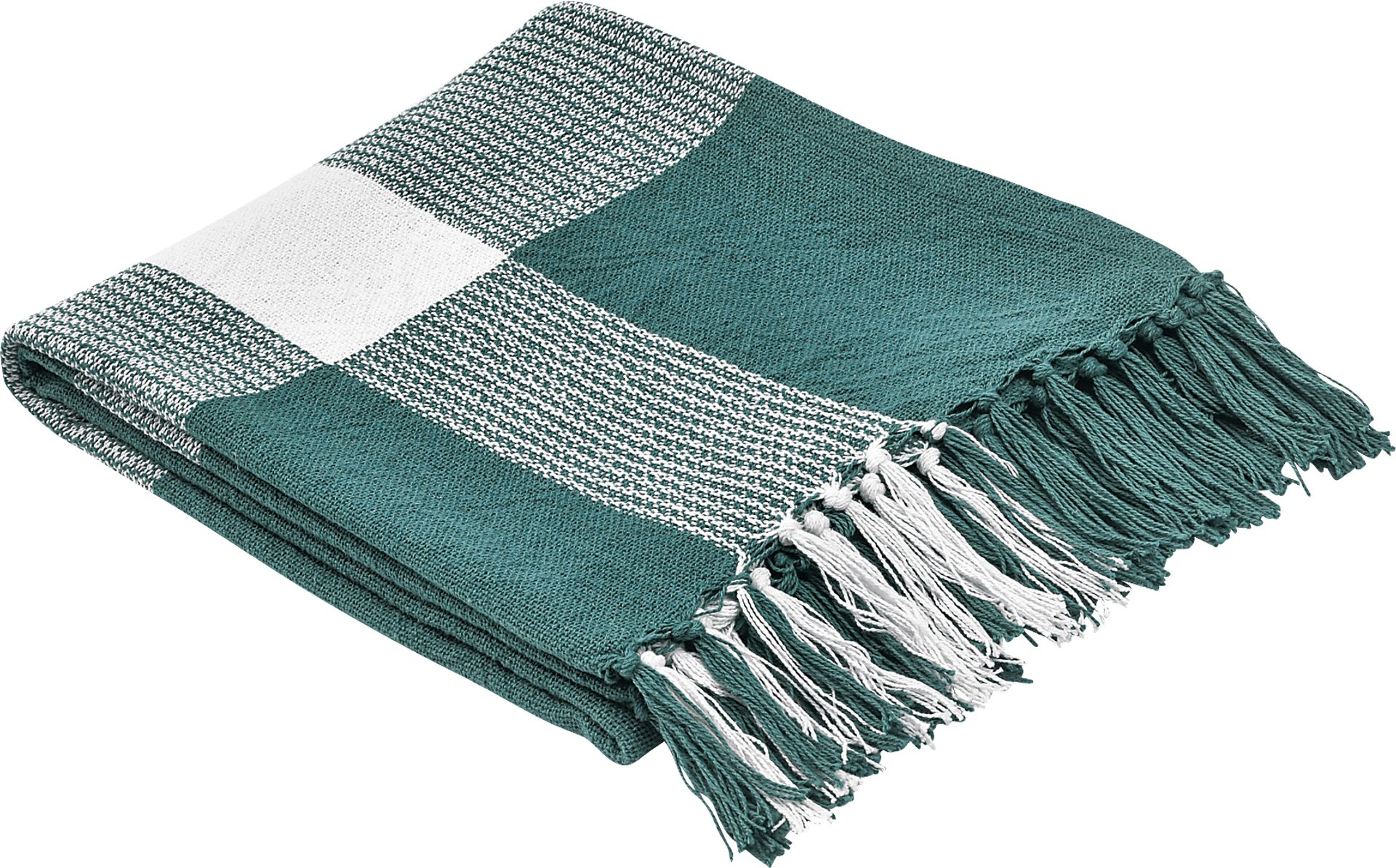 Novajoy Teal Throw Blanket - Image 2