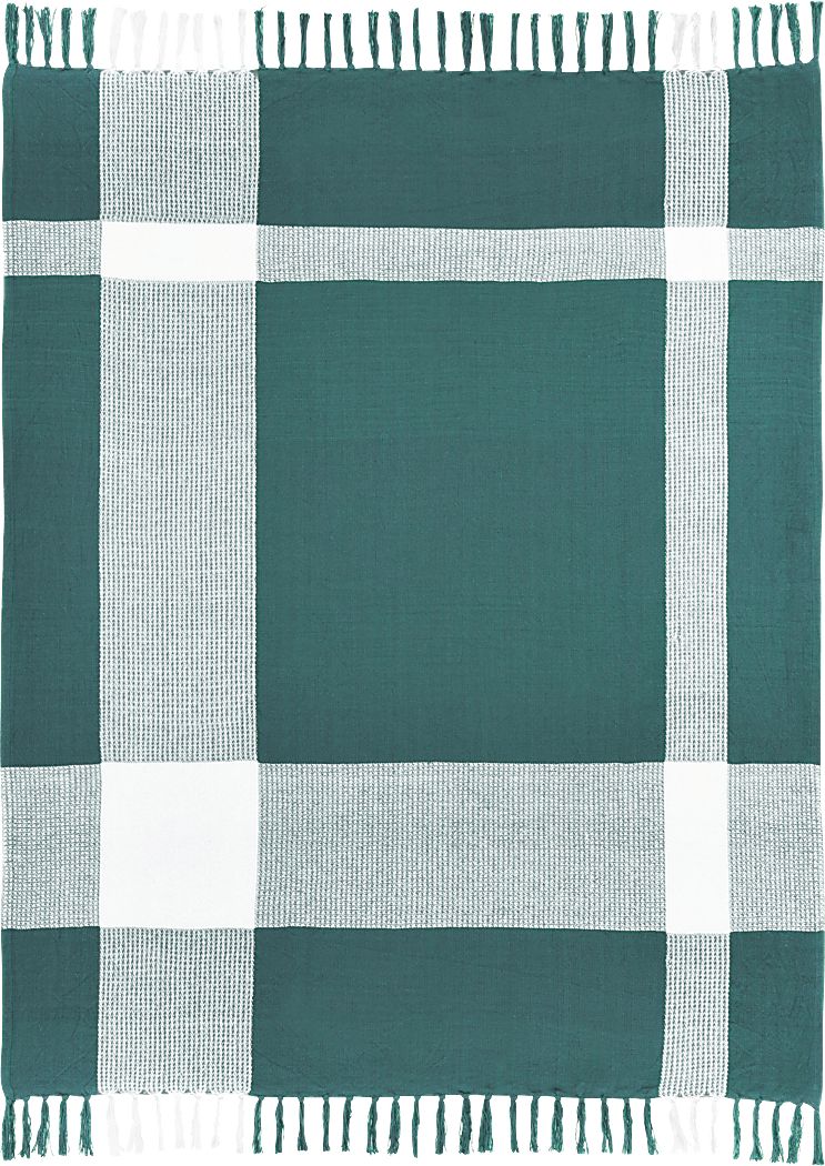 Novajoy Teal Throw Blanket