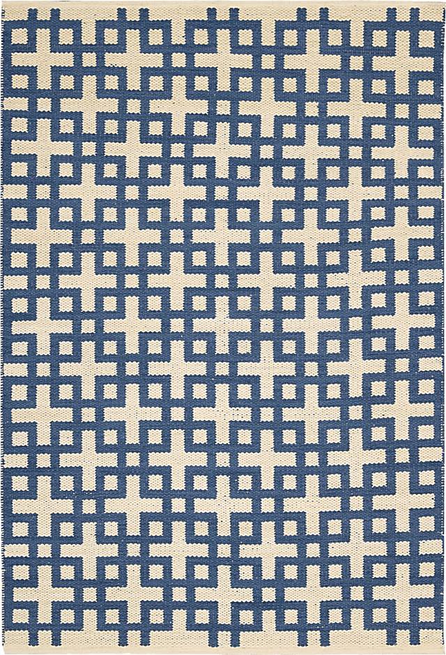 Novara Indigo 7'9 x 10'10 Rug - Thumbnail - Image 1