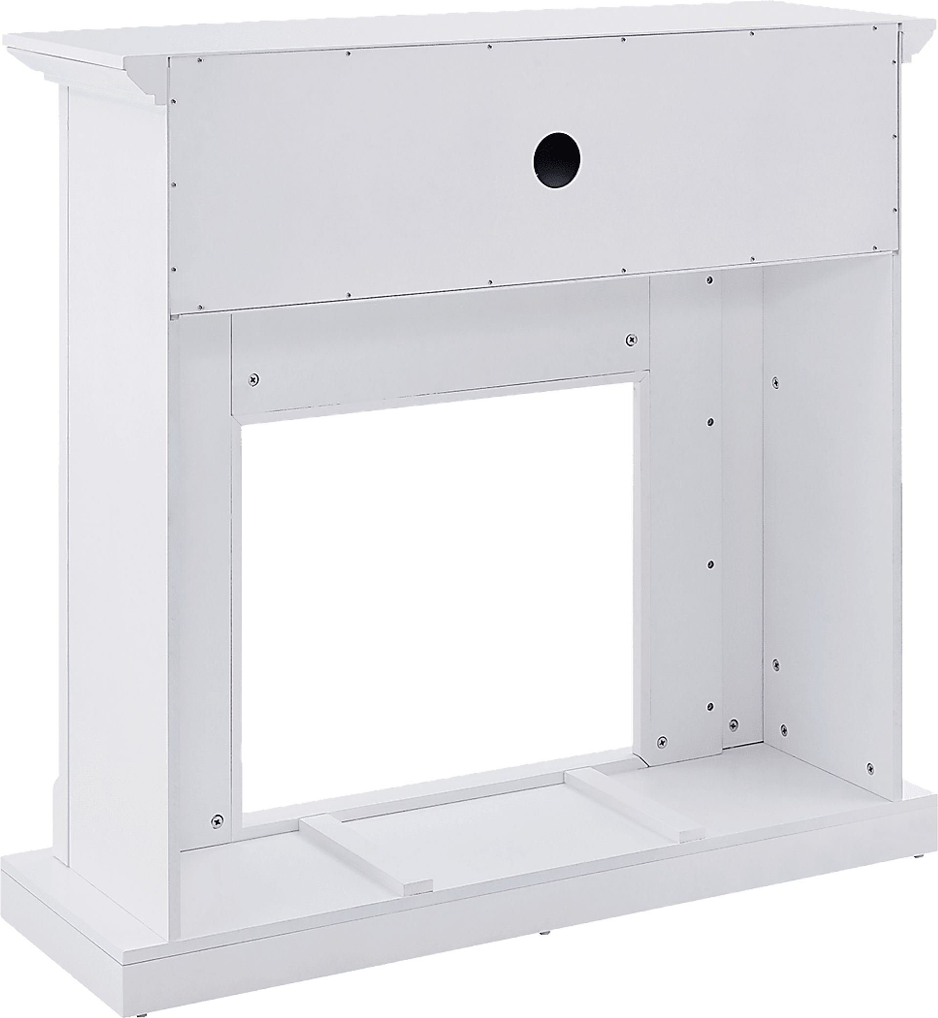 Novatak IV White 45 in. Console With Touch Panel Electric Fireplace - Image 2