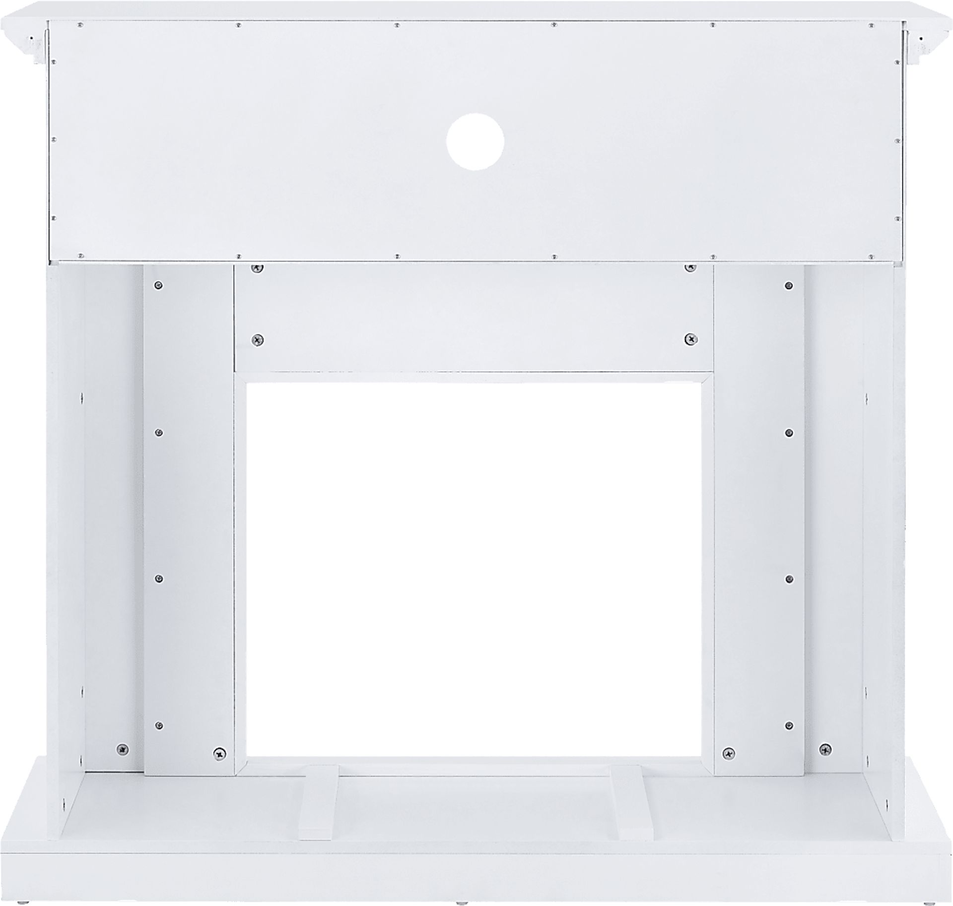 Novatak III White 45 in. Console With Smart Electric Fireplace - Image 4