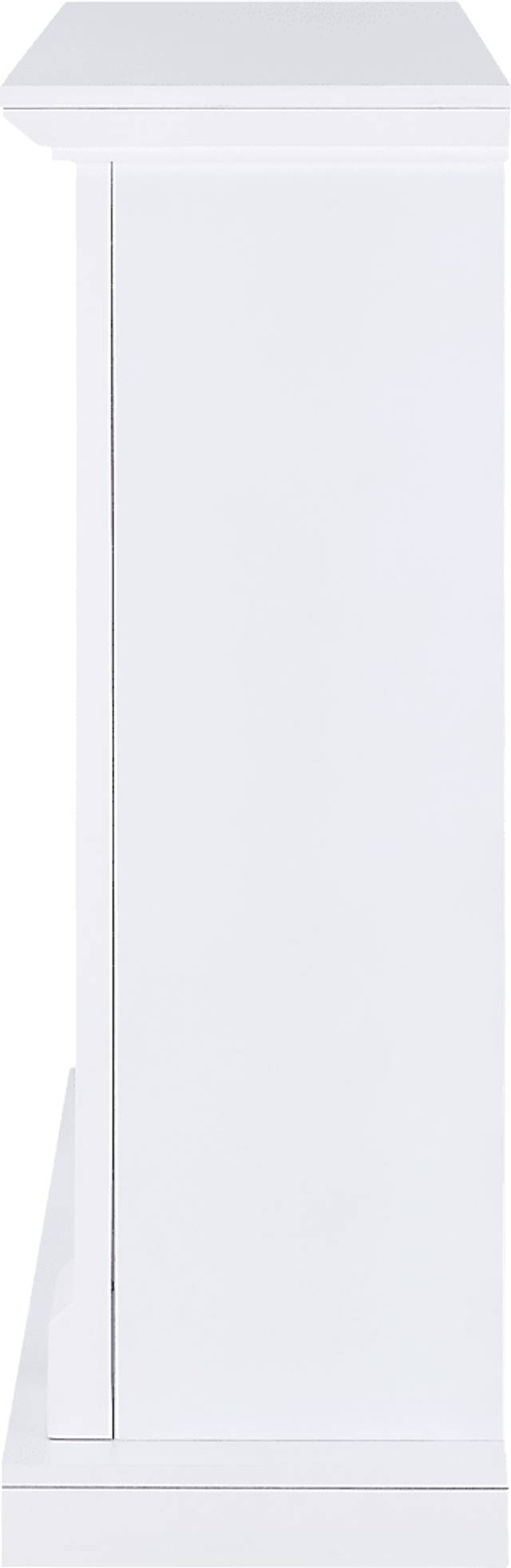 Novatak White 45.5 in. Console with Electric Fireplace - Thumbnail - Image 4