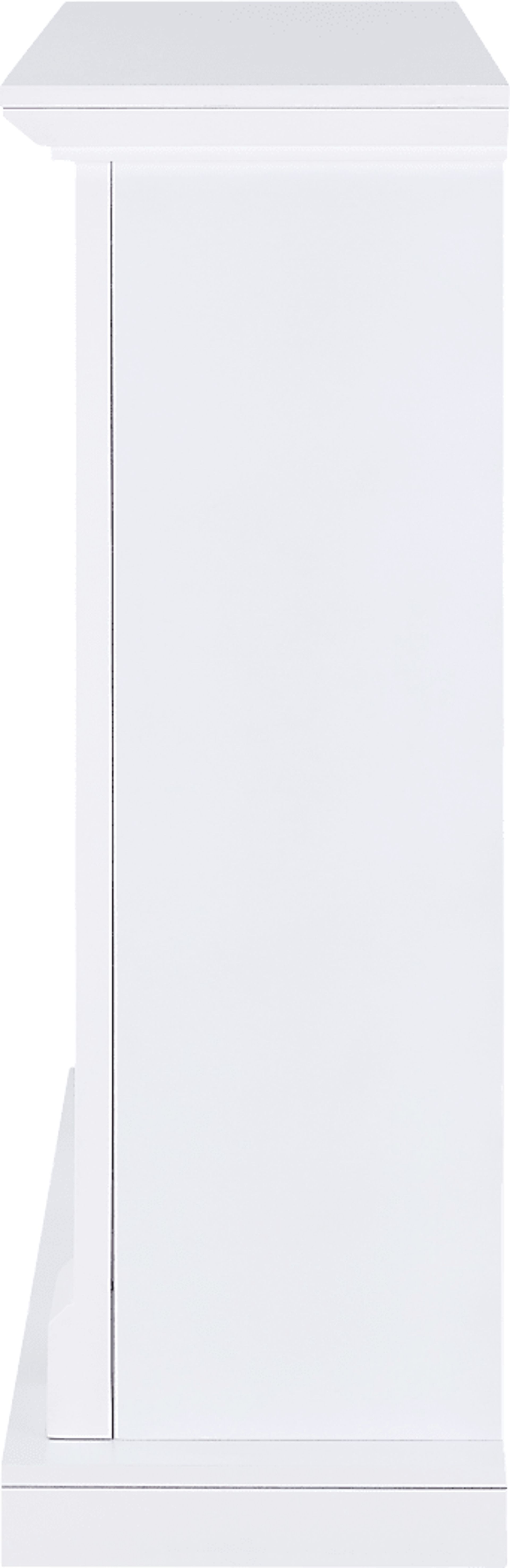 Novatak White 45.5 in. Console with Electric Fireplace - Image 4