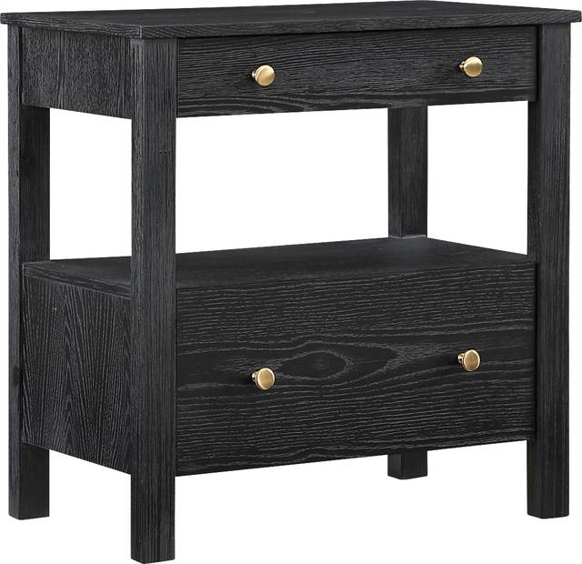 Nove Brown Nightstand - Thumbnail - Image 1