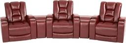 5 pc dual power reclining sectional