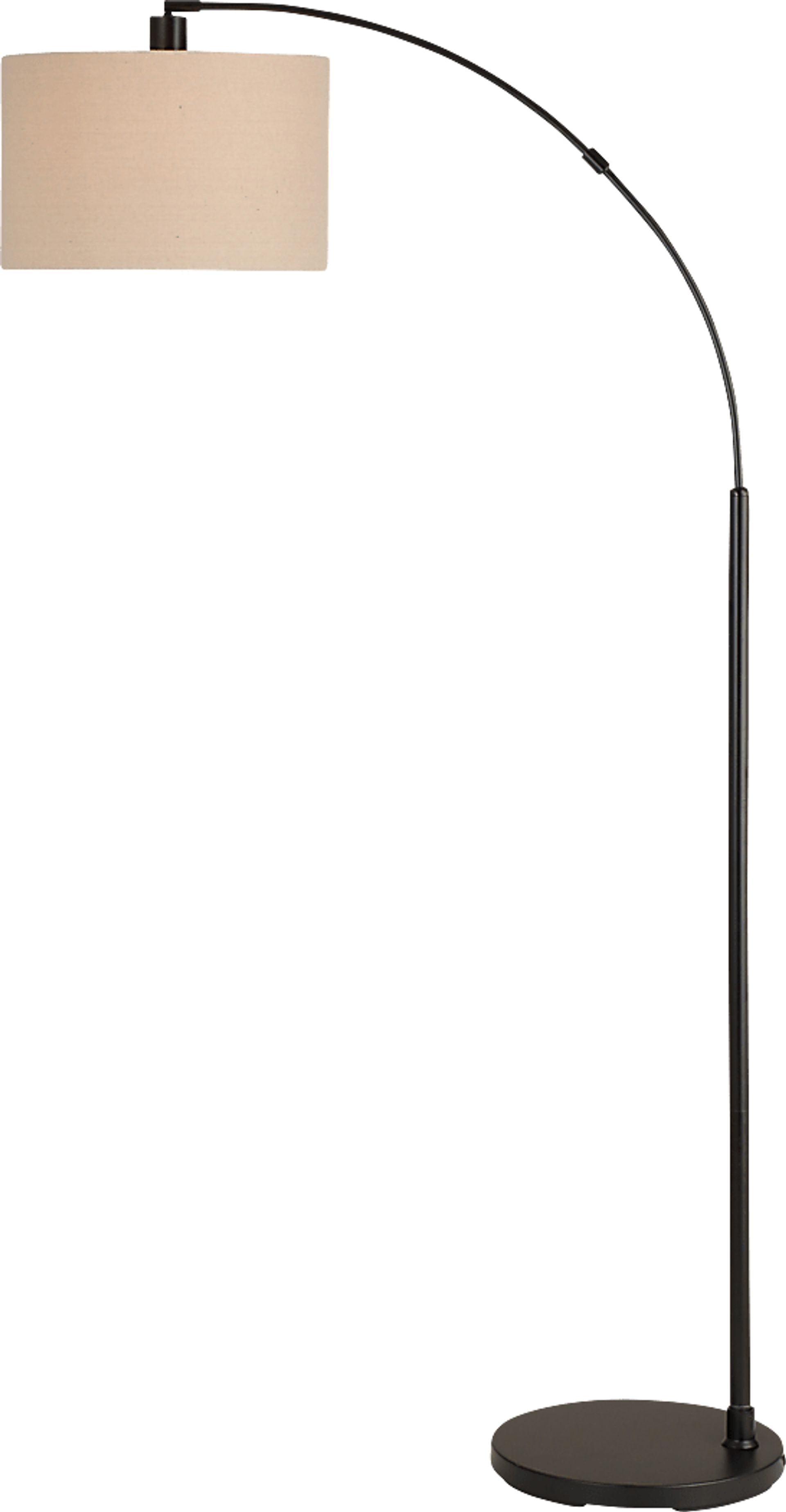 Nowak Edge Black Floor Lamp - Image 4